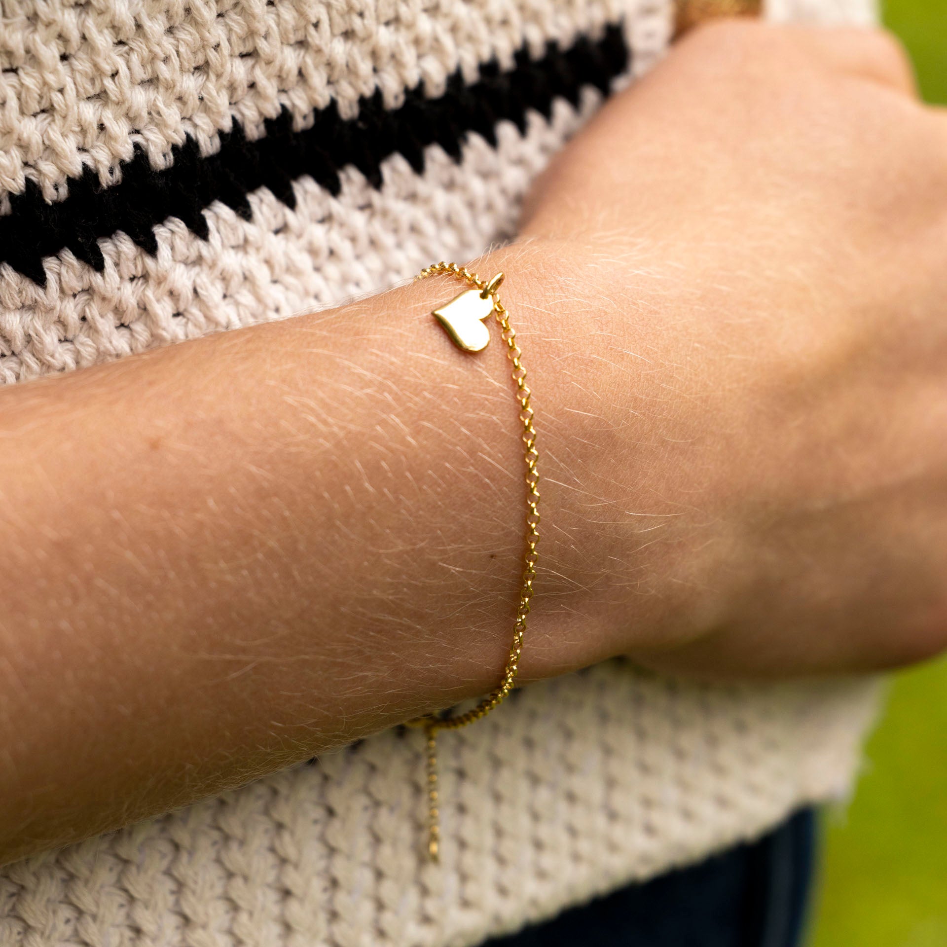 "Merry Christmas Grandma" Gold-Dipped Heart Pendant (necklace or bracelet)