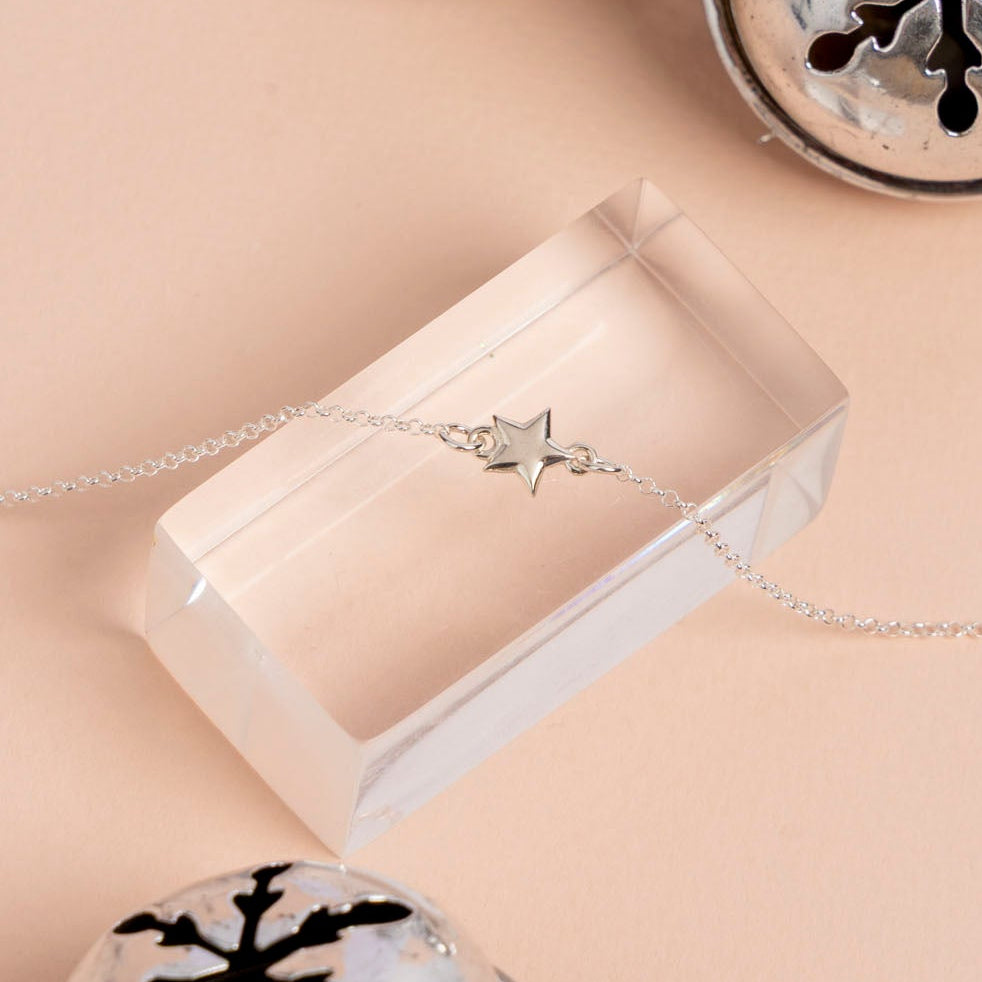 Lucky Star Sterling Silver Bracelet