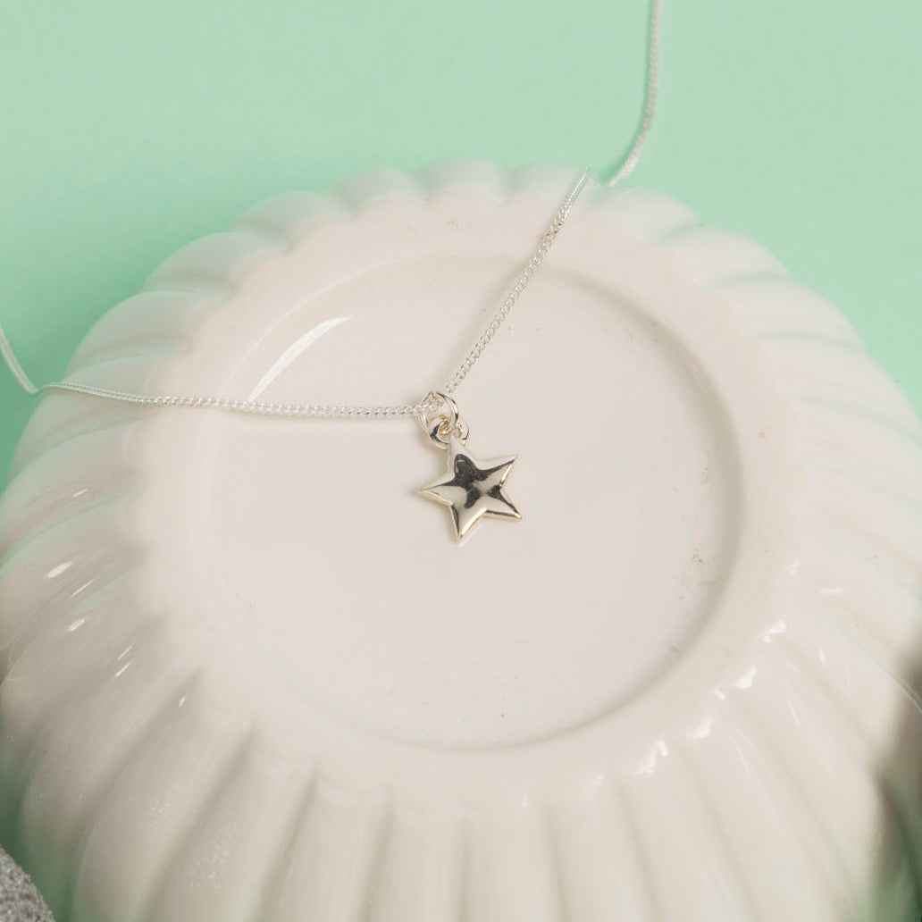 Lucky Star Sterling Silver Necklace