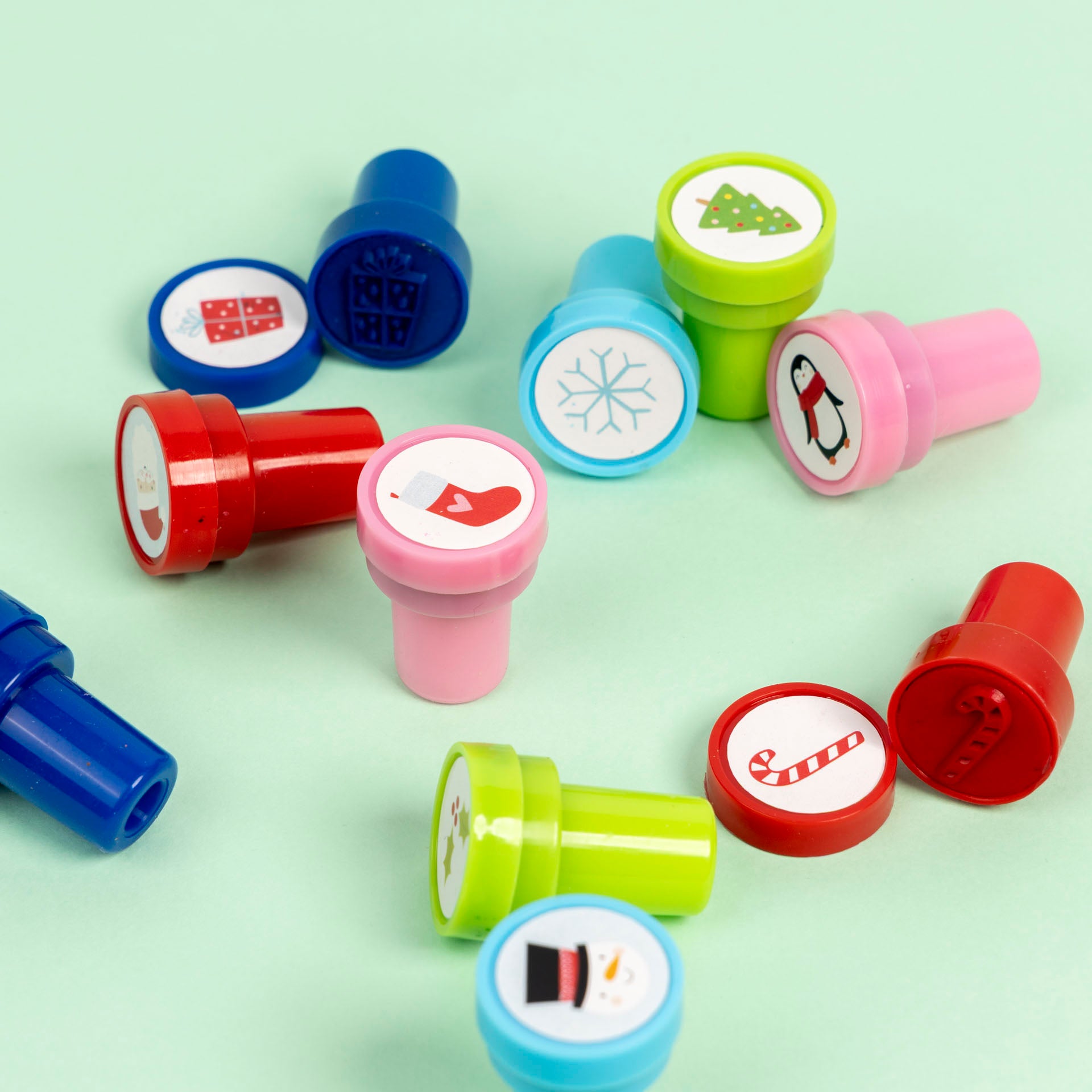 Festive Christmas Stamps (set of 10)