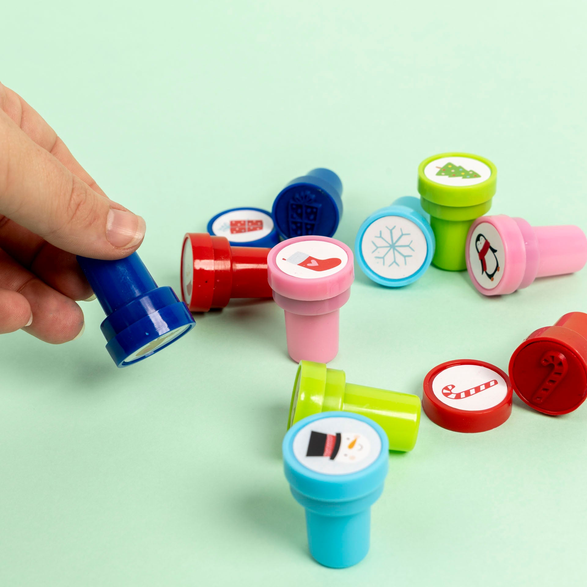 Festive Christmas Stamps (set of 10)