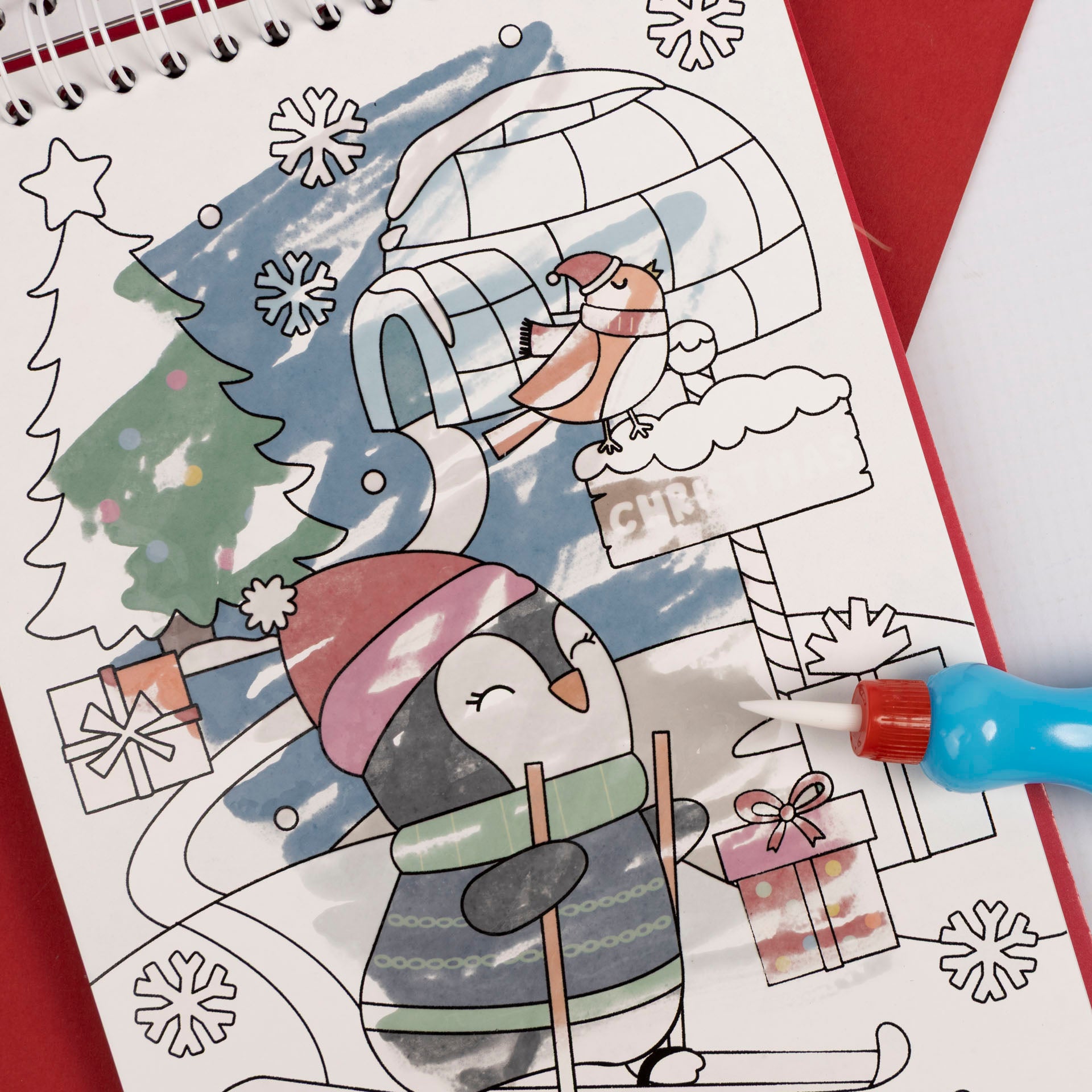 Christmas "Water Magic" Reusable Colouring Pad