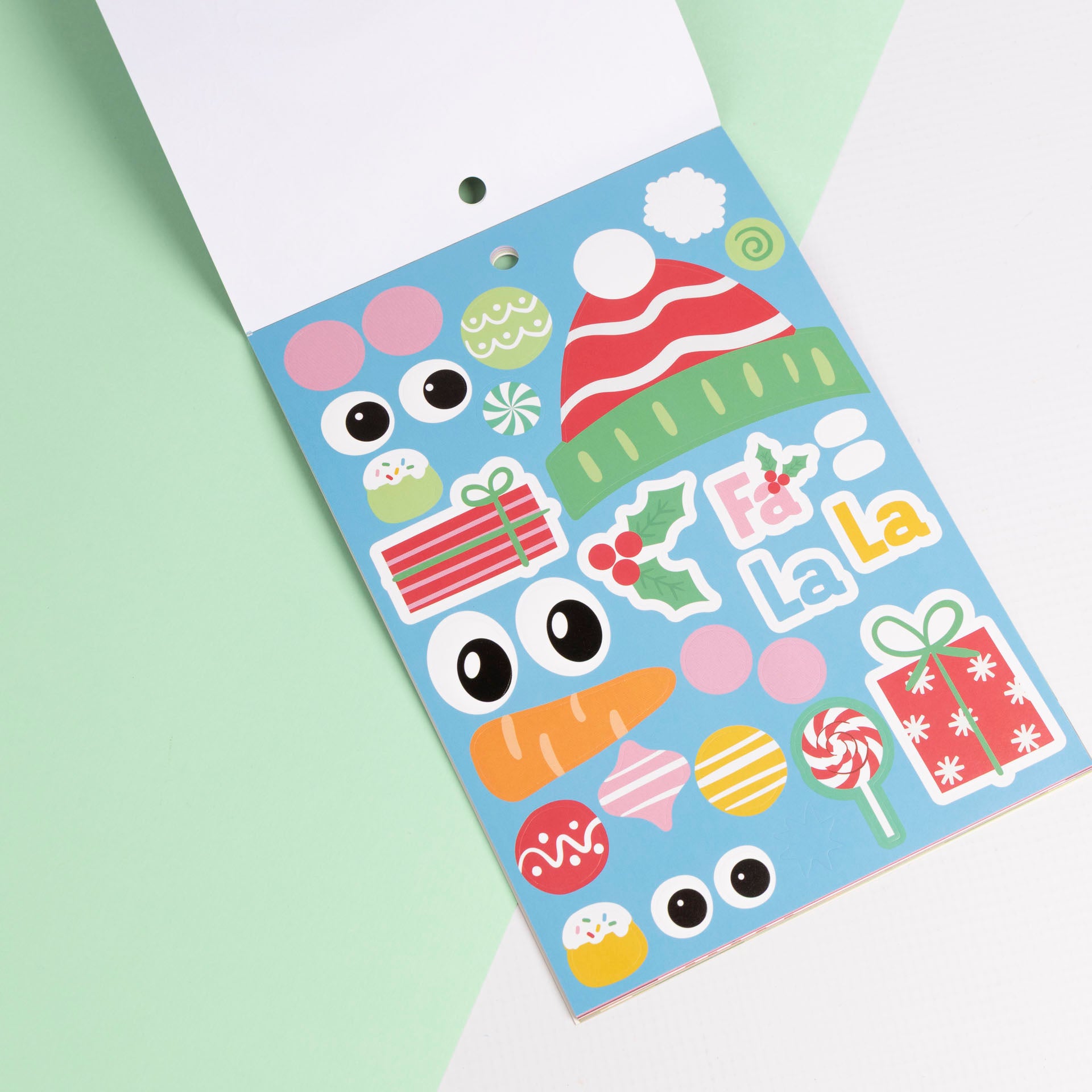 Christmas Characters "Create-a-Face" Sticker Pad