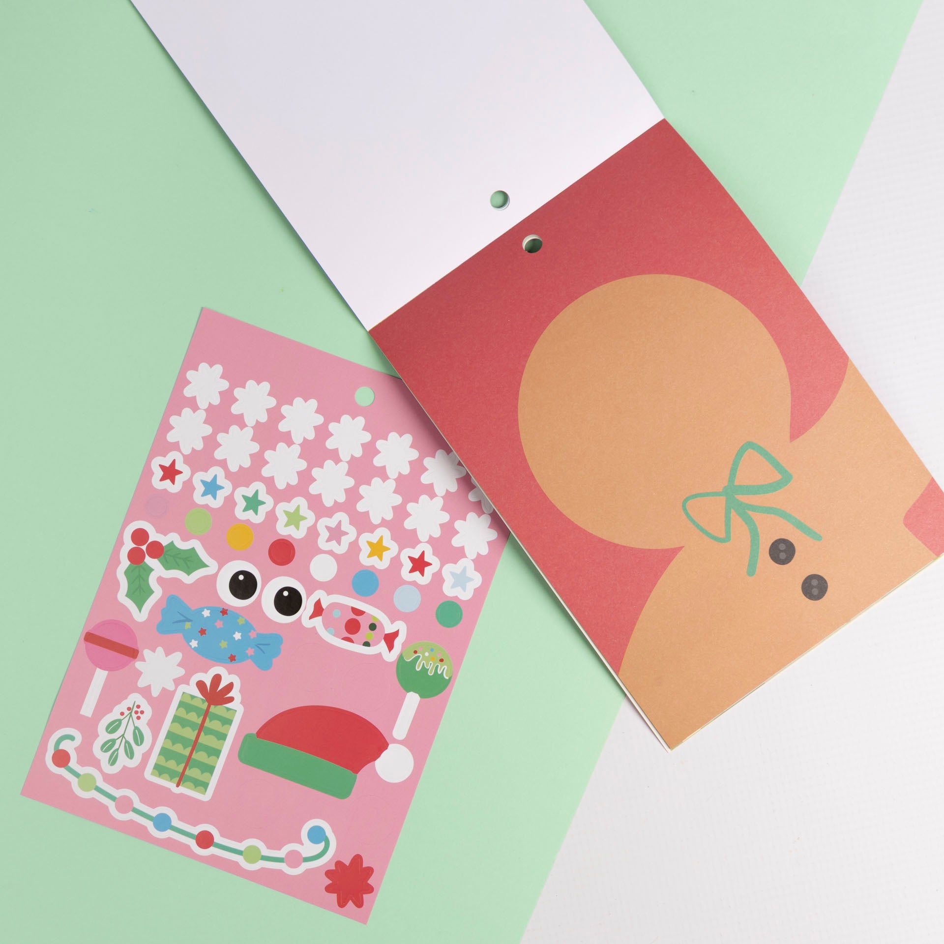 Christmas Characters "Create-a-Face" Sticker Pad