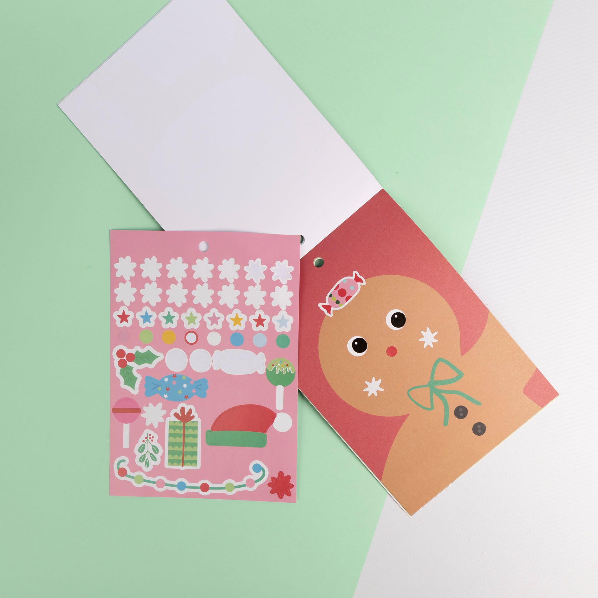 Christmas Characters "Create-a-Face" Sticker Pad