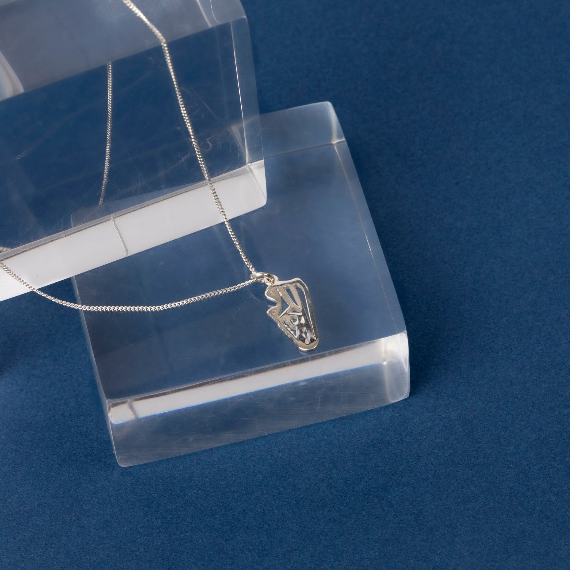 Sterling Silver Sneaker/Running Shoe Necklace