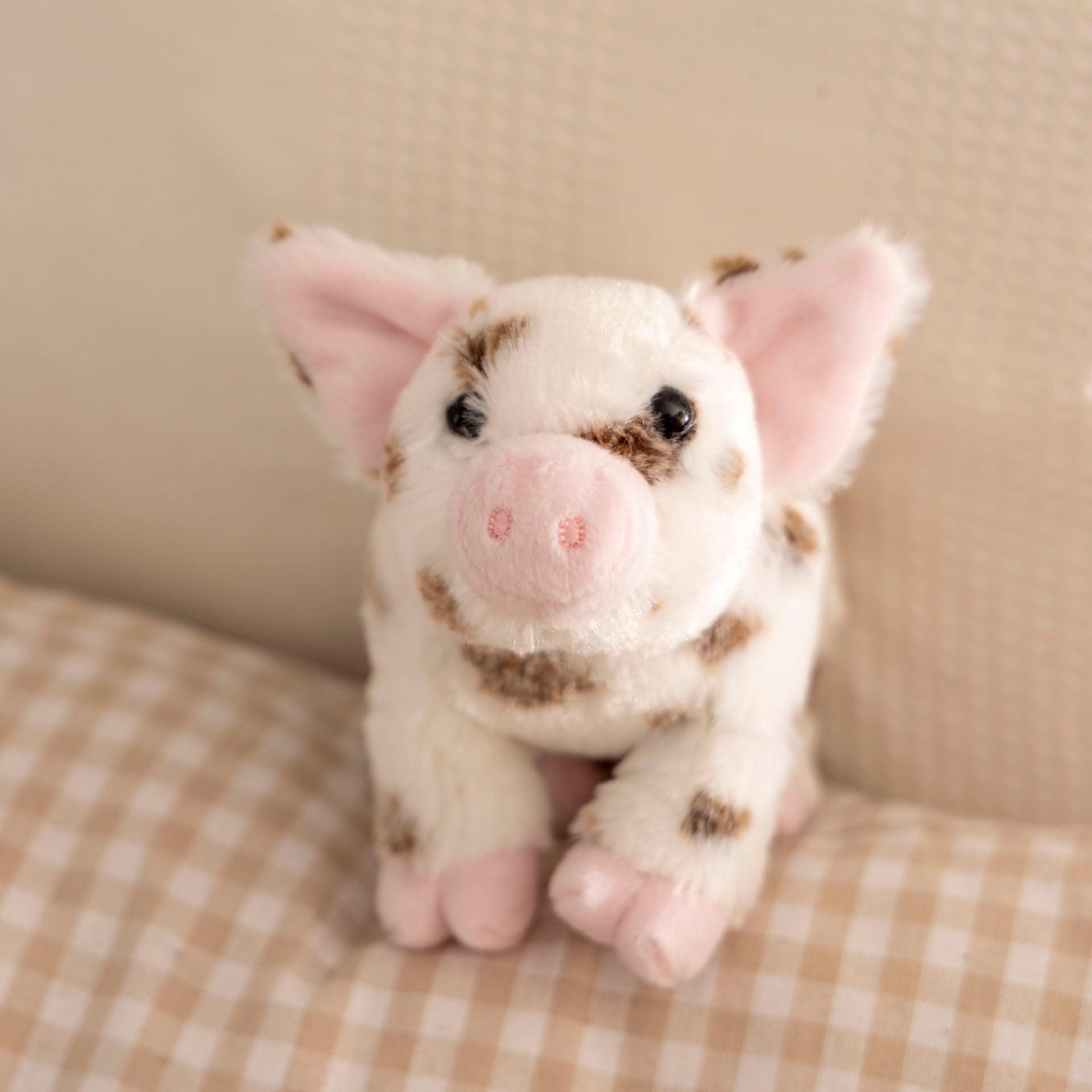 Yogi the Brown-Spotted Pig Deluxe Plush Toy