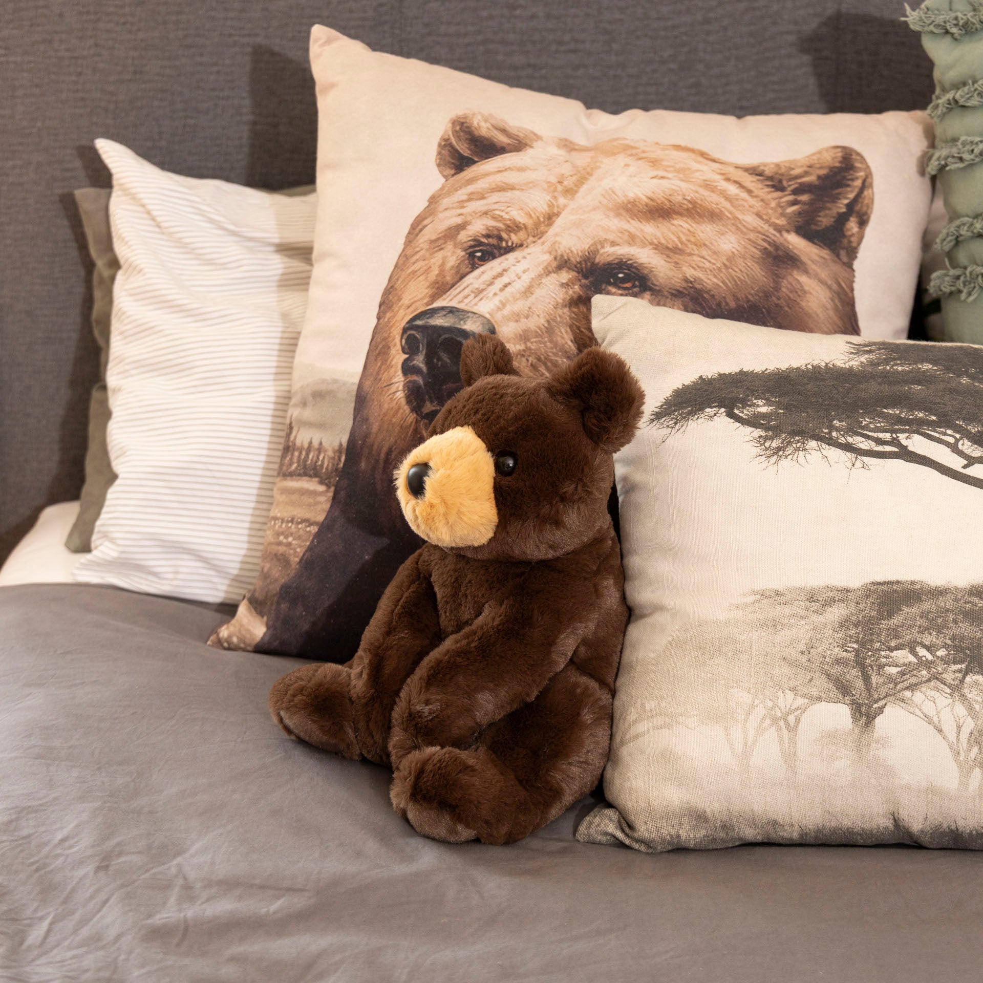 Carl the Chocolate Brown Bear Deluxe Plush Toy