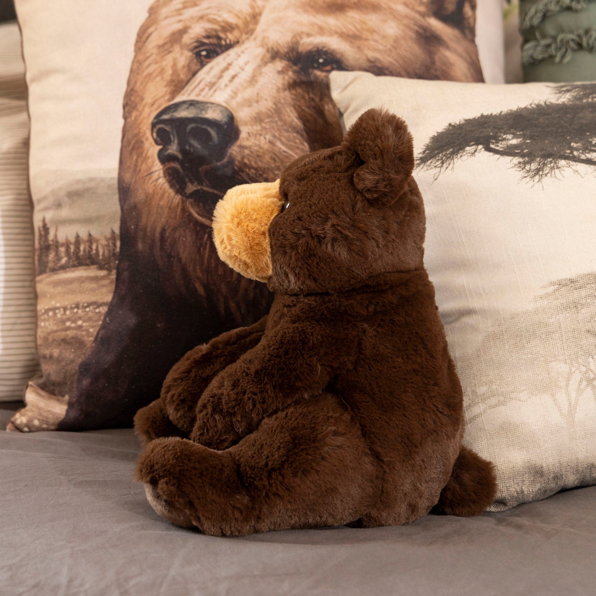 Carl the Chocolate Brown Bear Deluxe Plush Toy