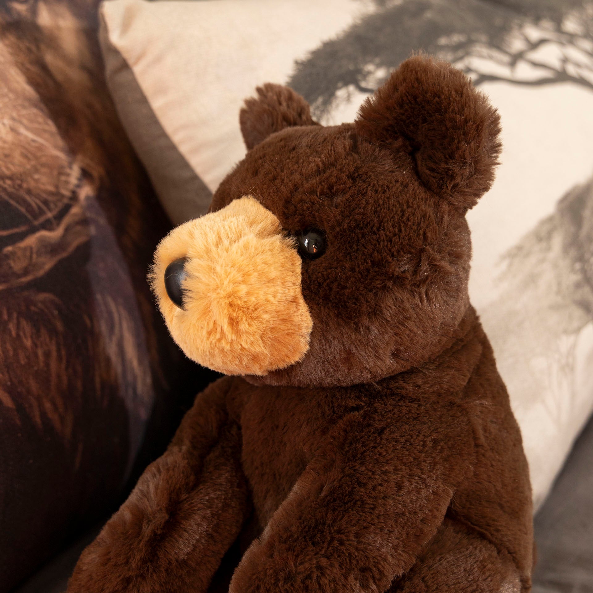 Carl the Chocolate Brown Bear Deluxe Plush Toy