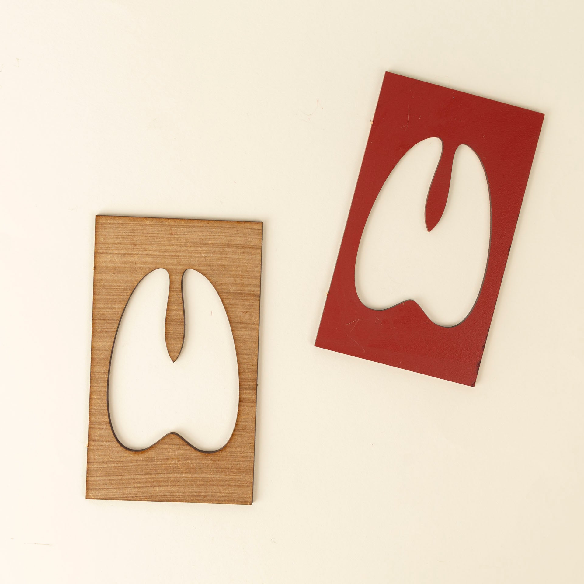 Santa and Reindeer Footprint Stencils