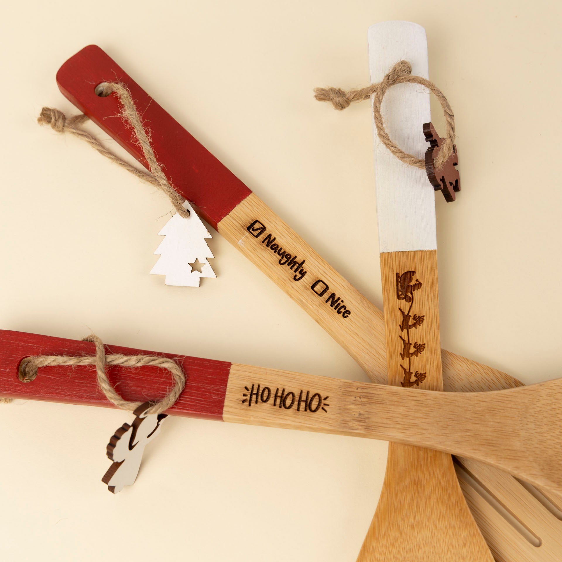 Christmas Wooden Spoons (set of 3)
