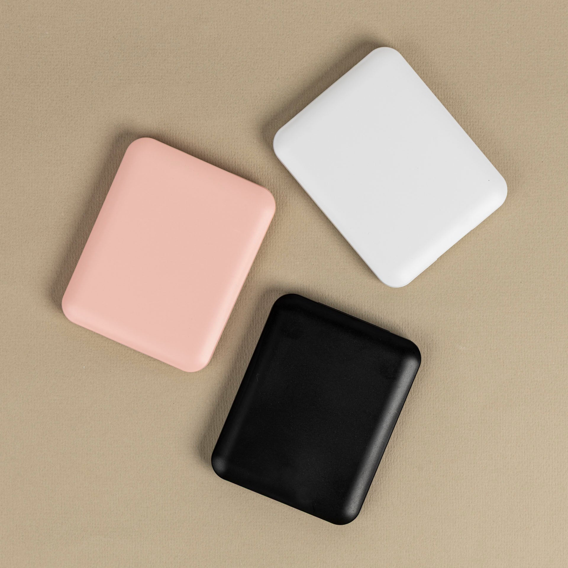 Rechargeable Light-Up Pocket Mirror (assorted colours)