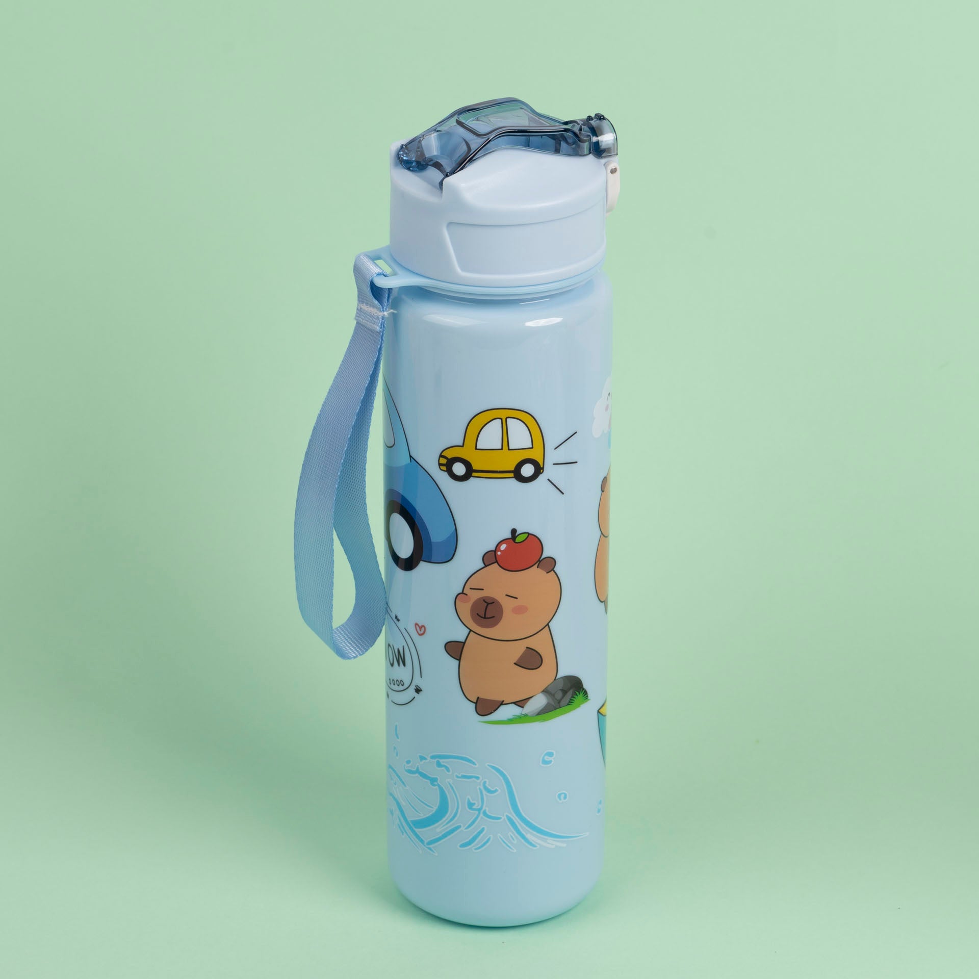 Capybara Water Bottle (Pink or Blue)