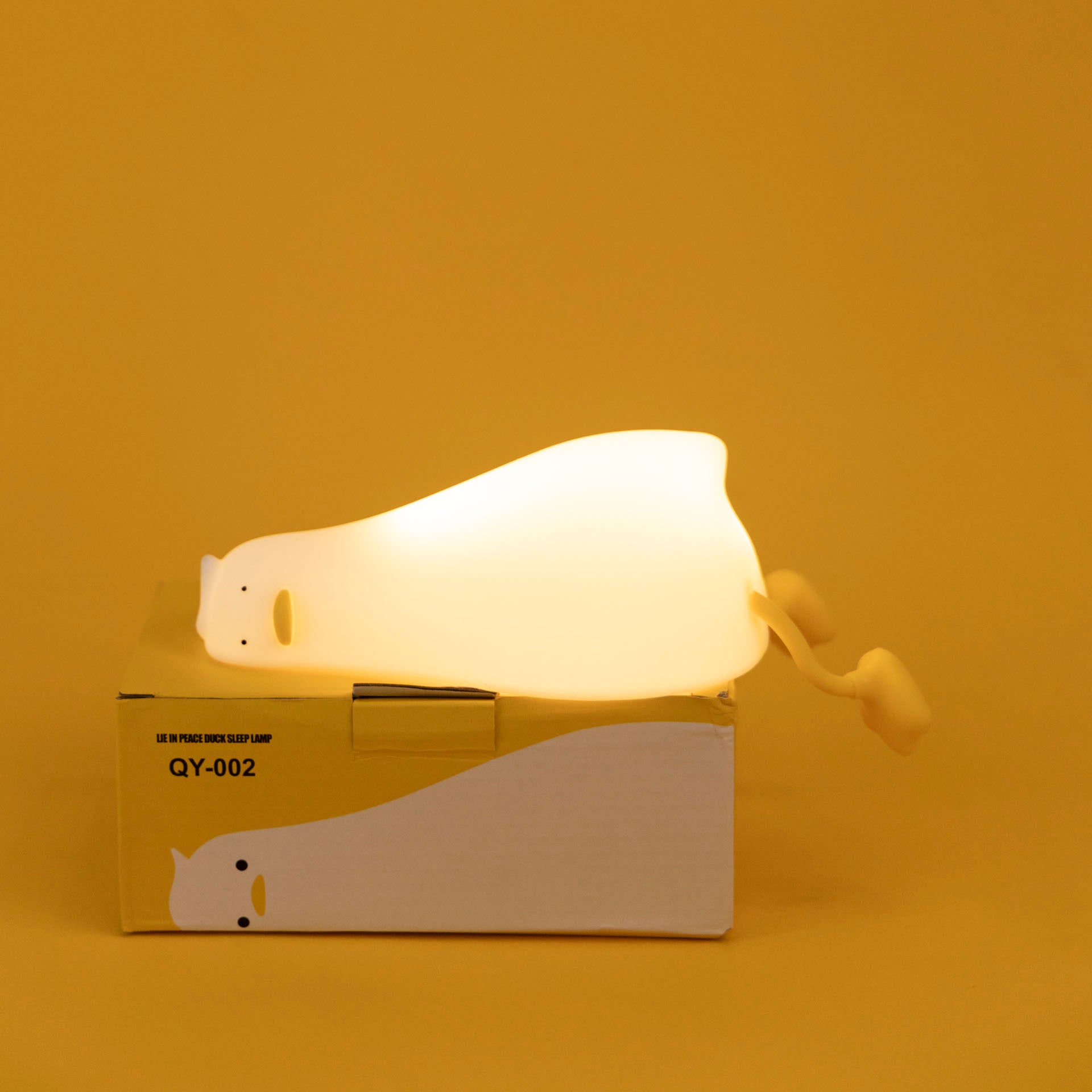 Lying Duck Squishy Night Light