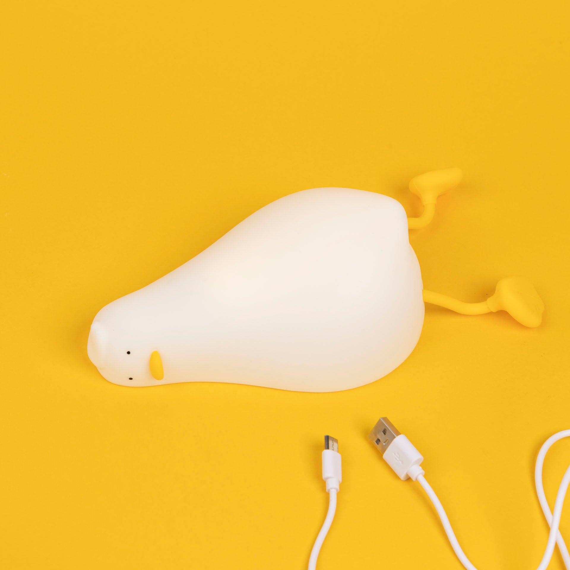 Lying Duck Squishy Night Light