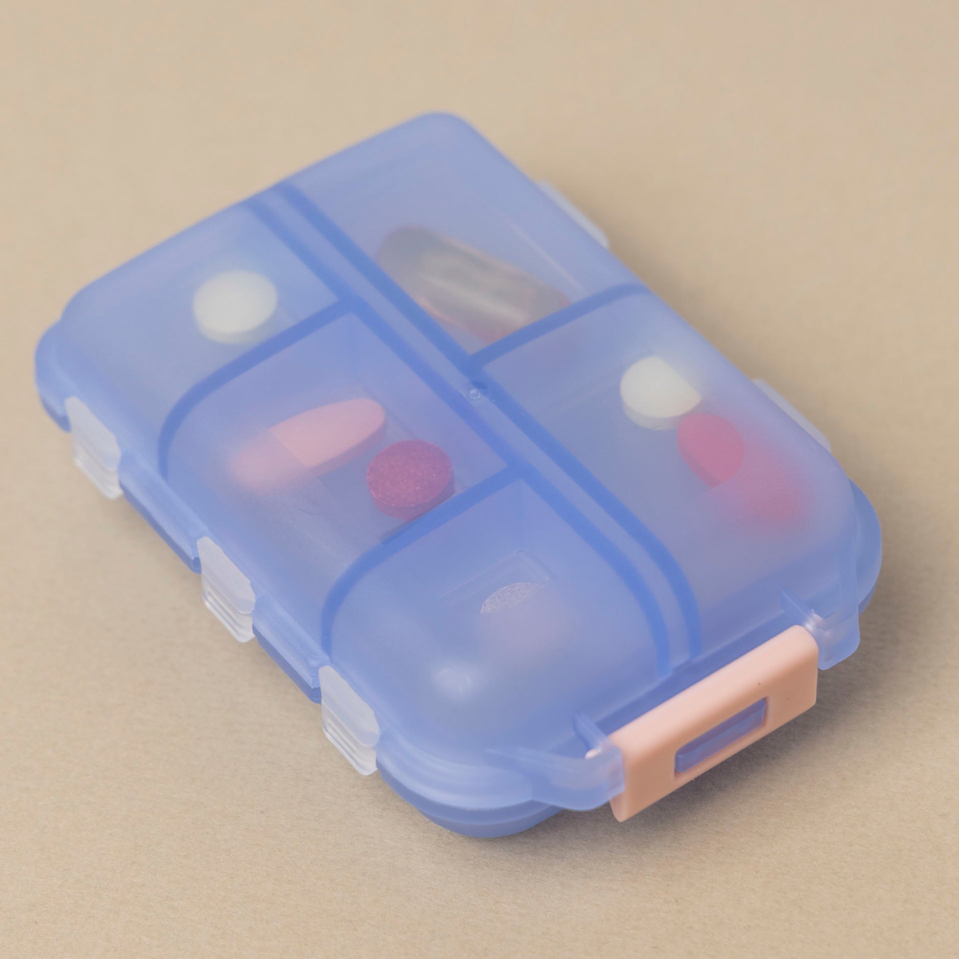 Travel Pill Box (Grey or Blue)