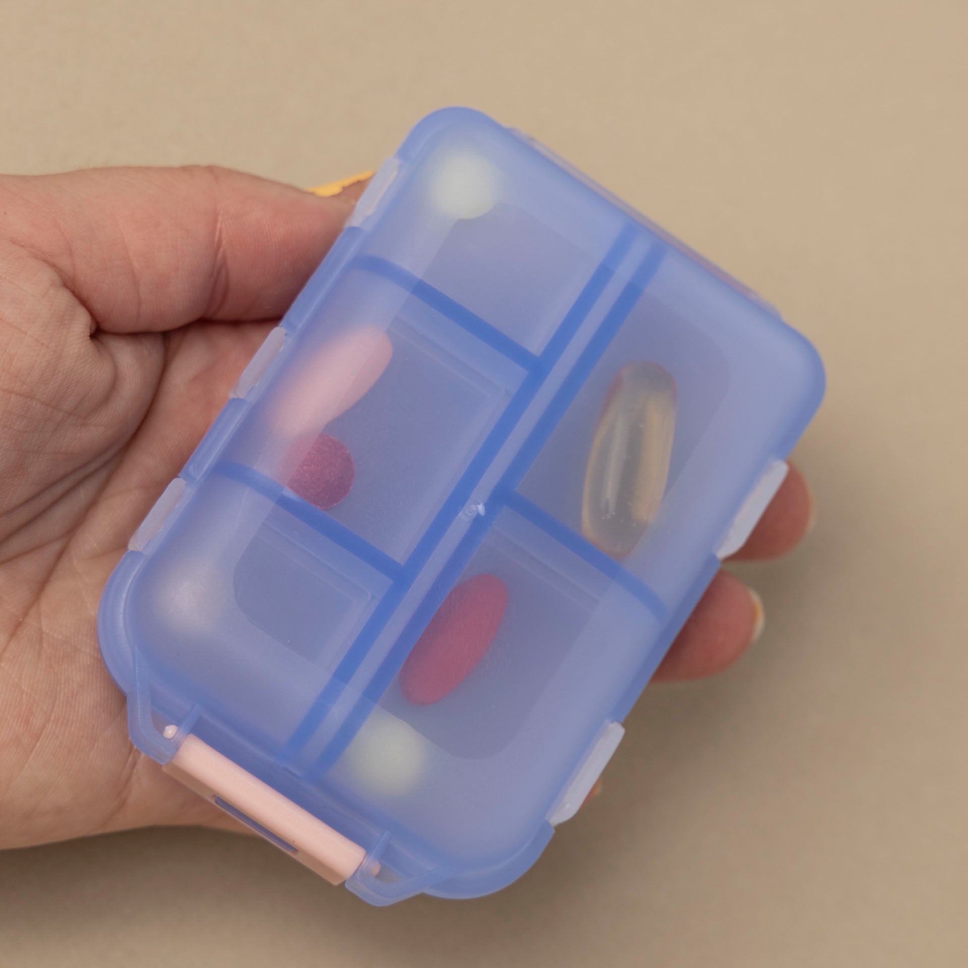 Travel Pill Box (Grey or Blue)