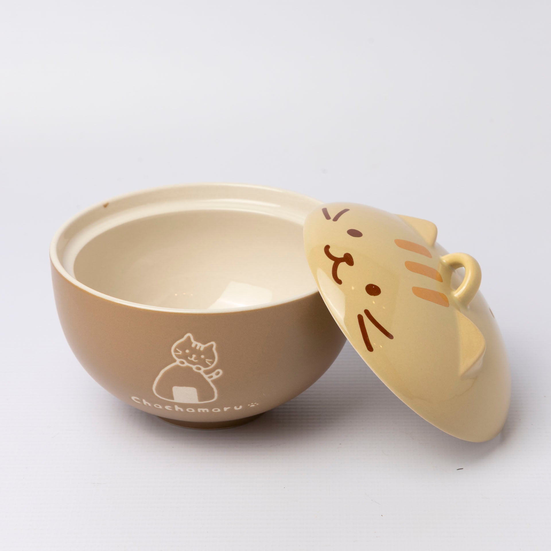 Cat Ramen Bowl with Lid