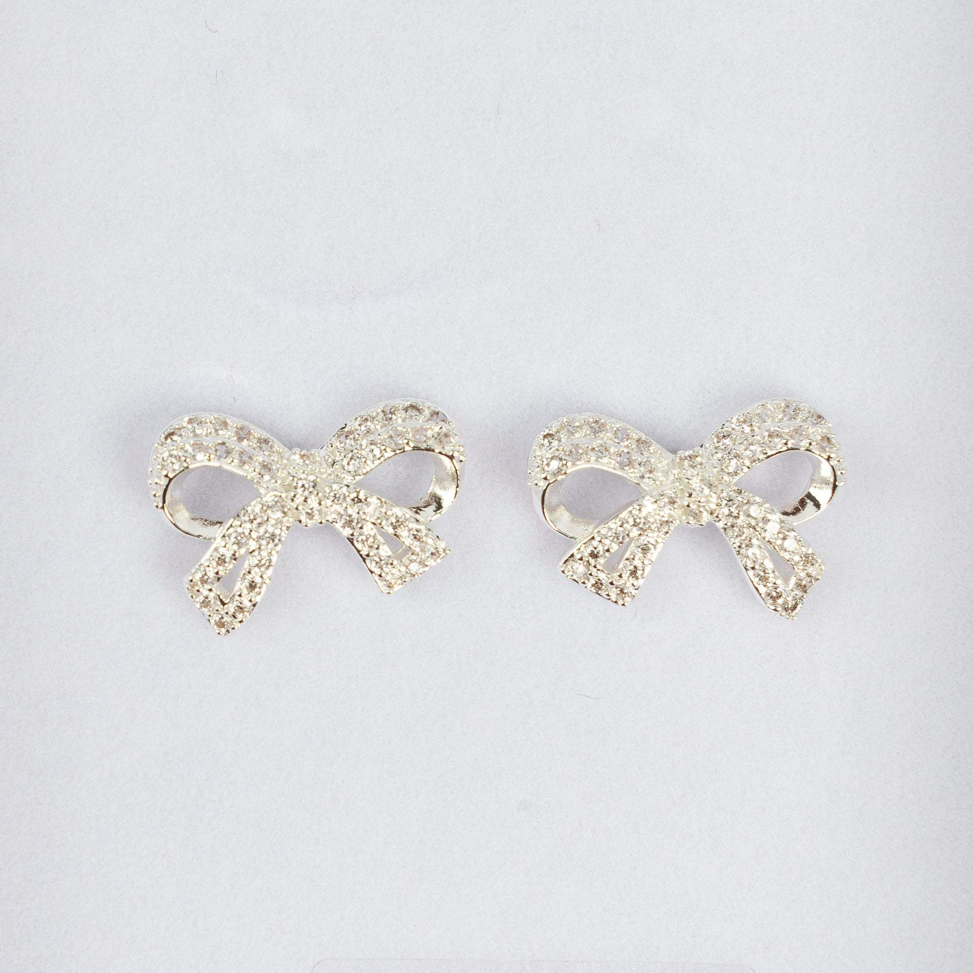 Eternal Bow Sparkle Earrings