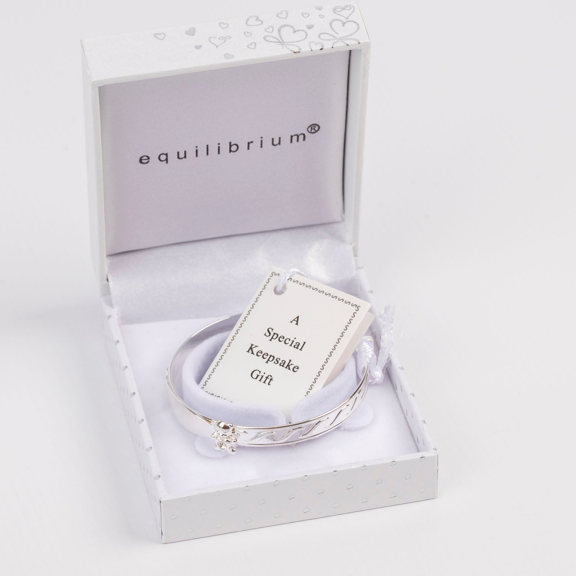 Sparkle Teddy Baby Keepsake Bangle