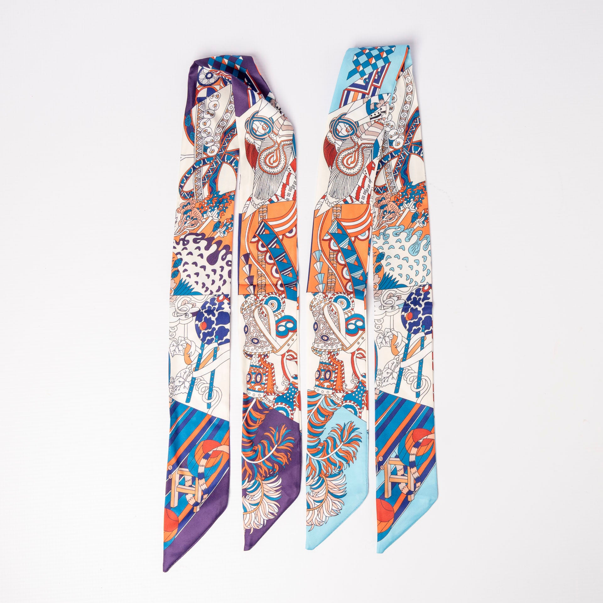 Statement Scarf Bag Charm / Hair Accessory