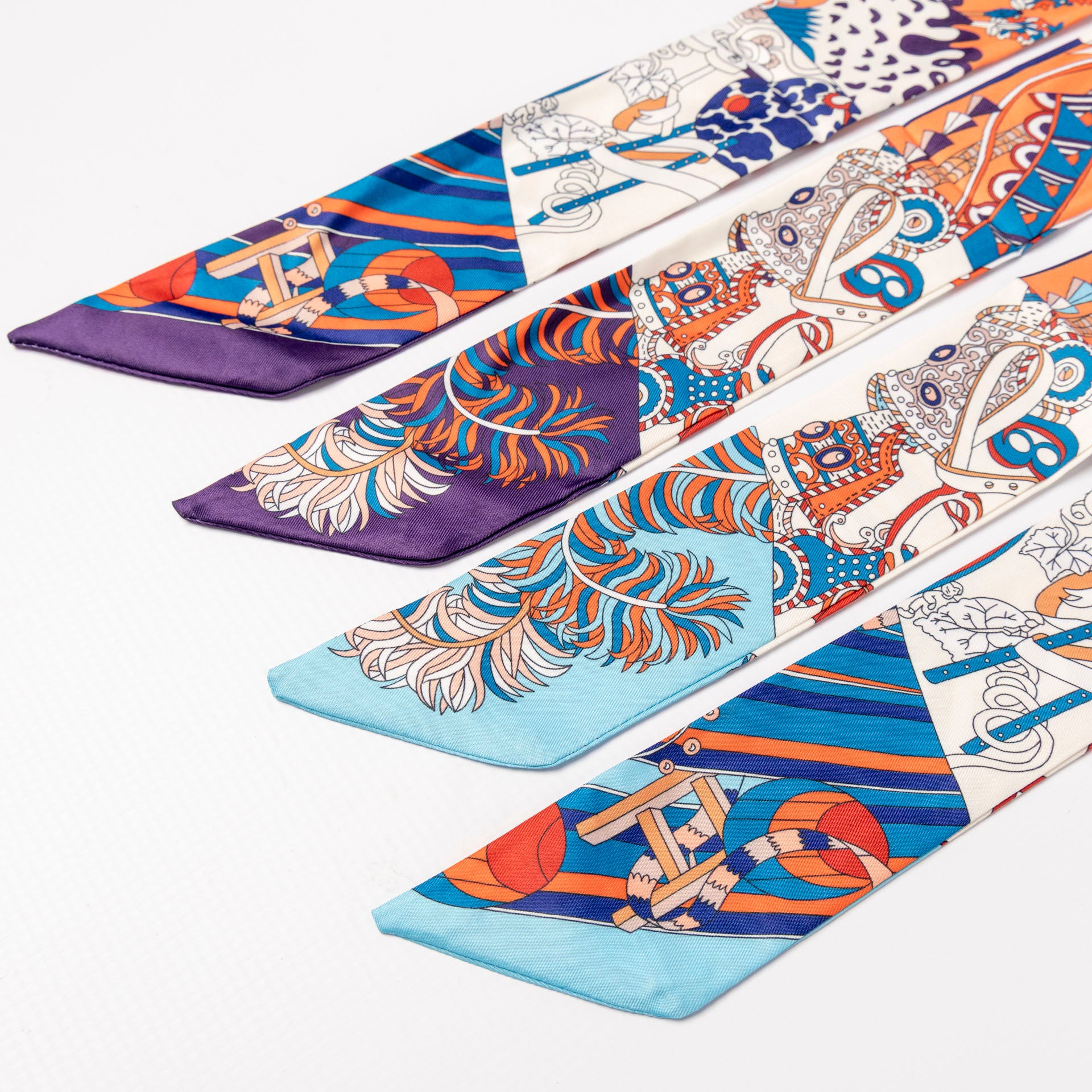 Statement Scarf Bag Charm / Hair Accessory