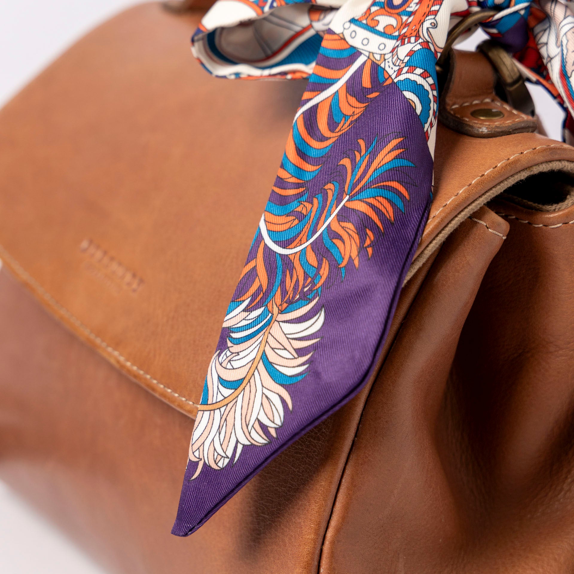 Statement Scarf Bag Charm / Hair Accessory