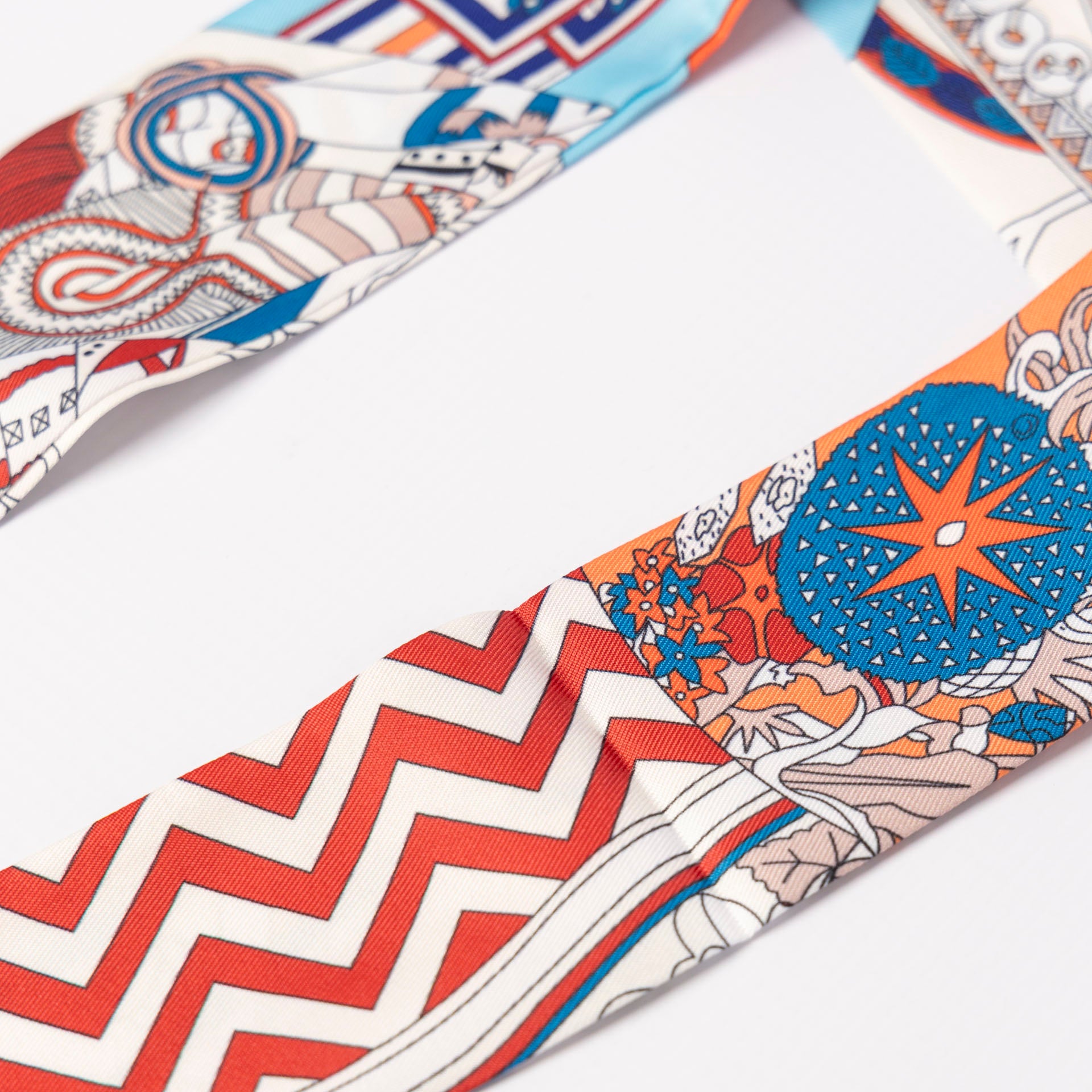 Statement Scarf Bag Charm / Hair Accessory