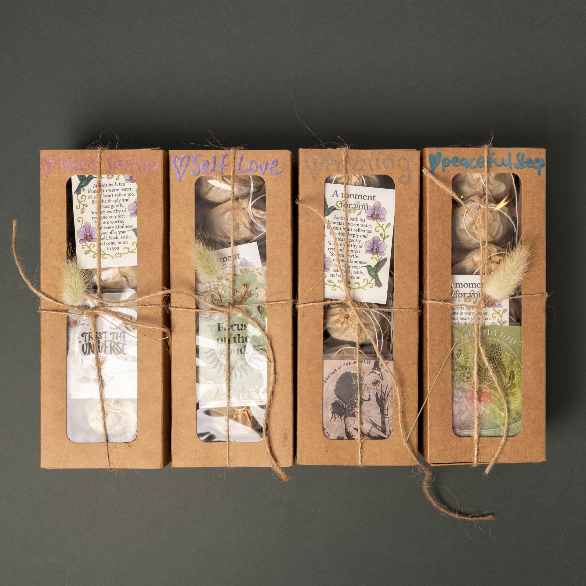 Rooted Ritual Bloom Bath – 100% Natural Botanical Bath Teabags