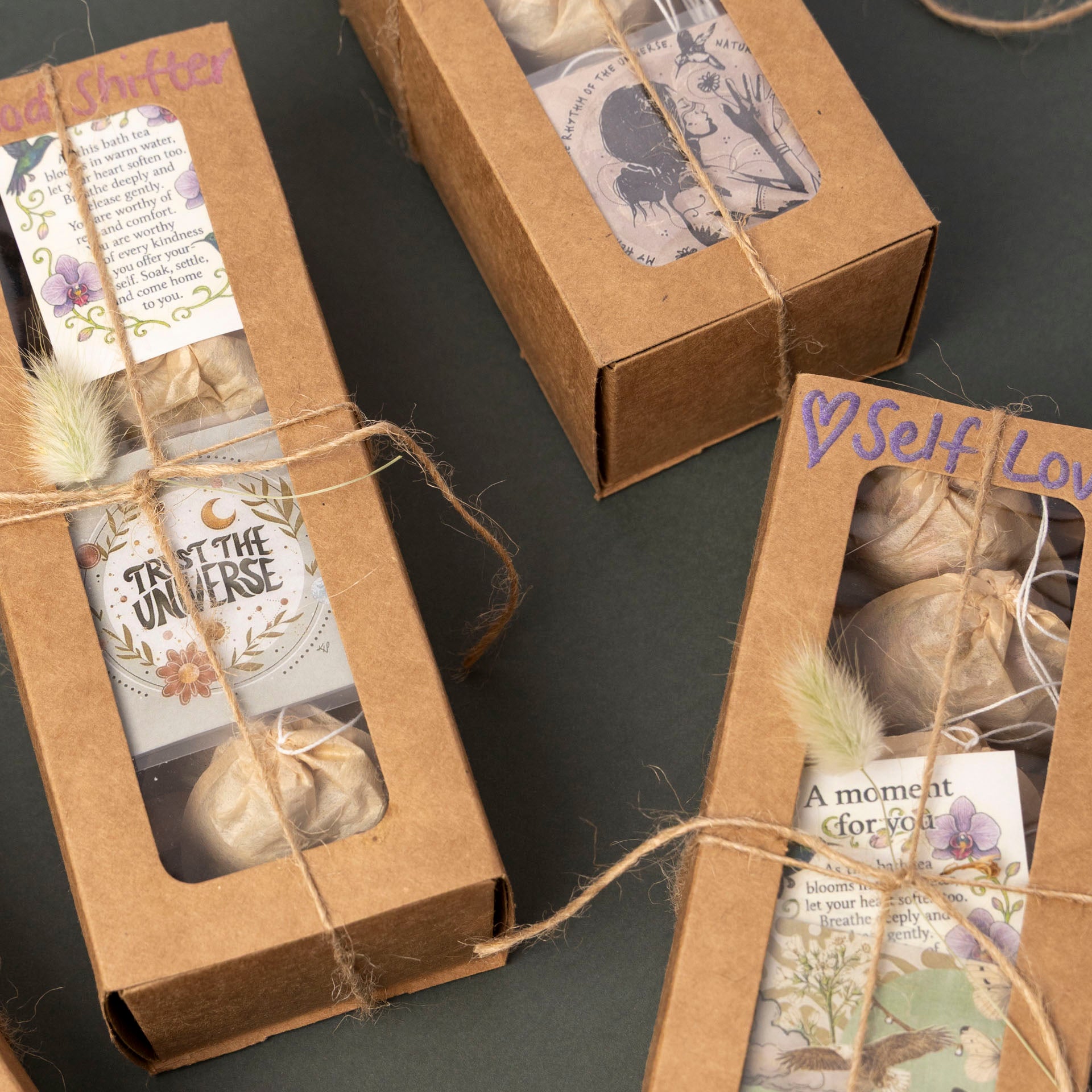 Rooted Ritual Bloom Bath – 100% Natural Botanical Bath Teabags