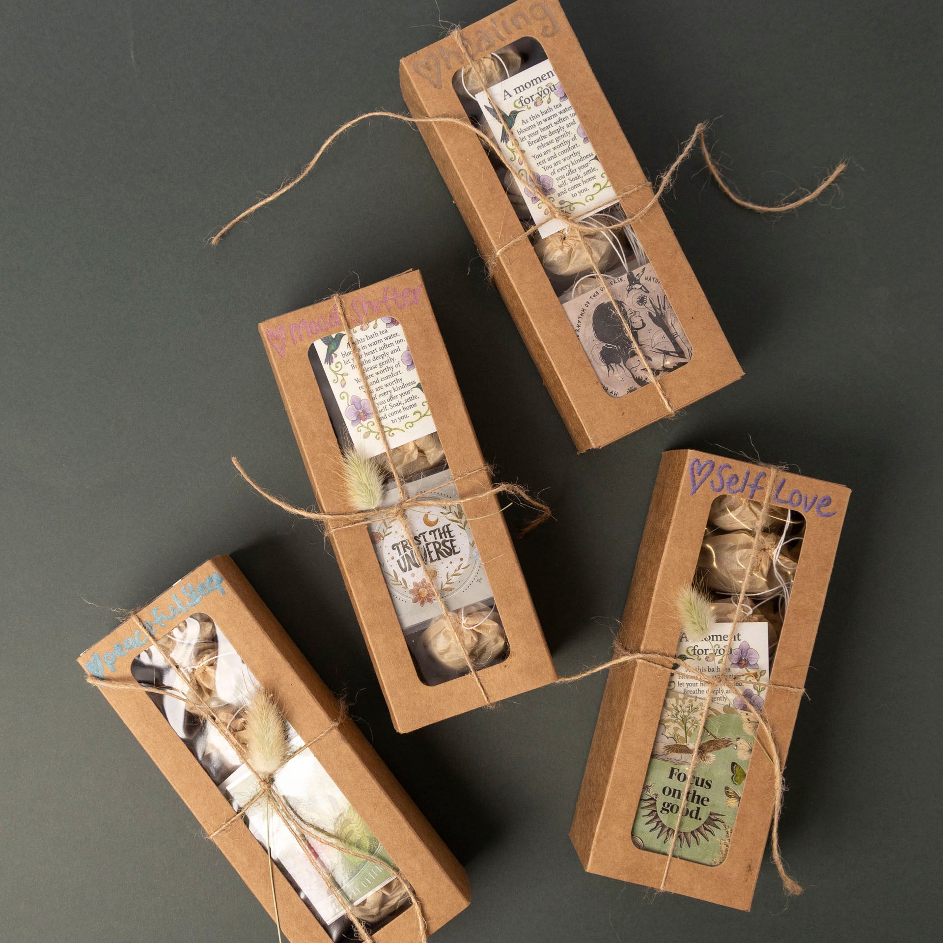 Rooted Ritual Bloom Bath – 100% Natural Botanical Bath Teabags