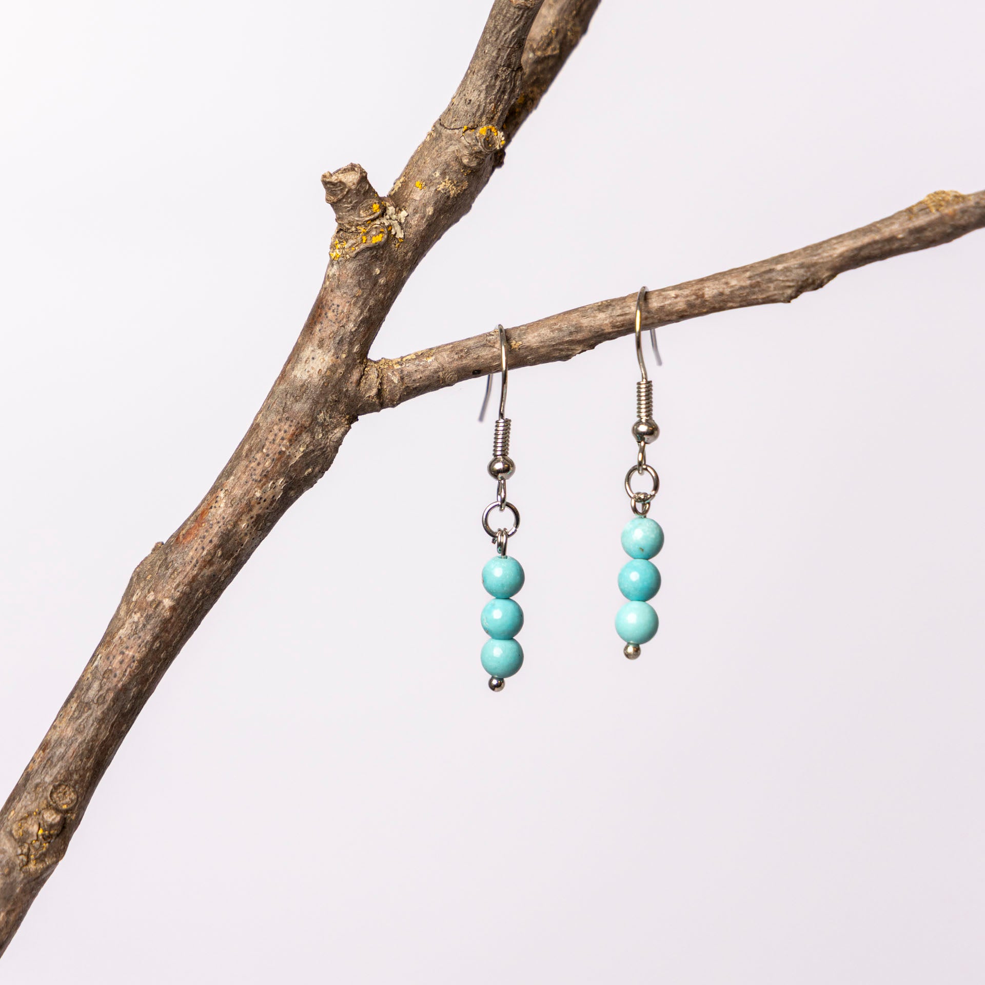 Gemstone Drop Earrings