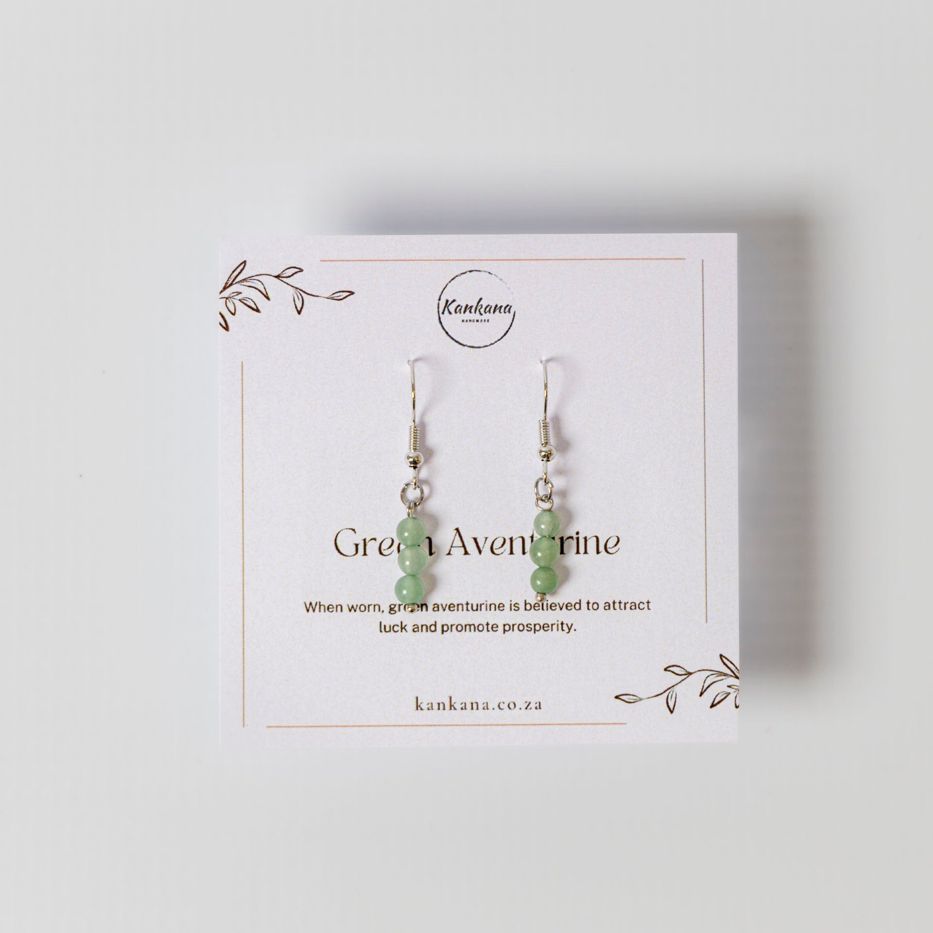 Gemstone Drop Earrings
