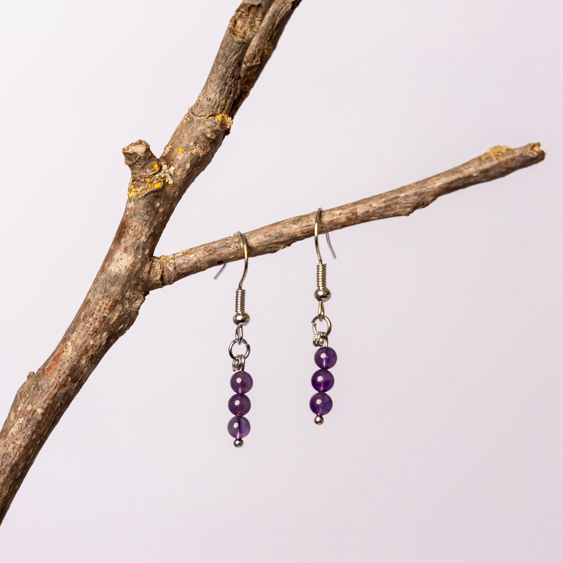 Gemstone Drop Earrings