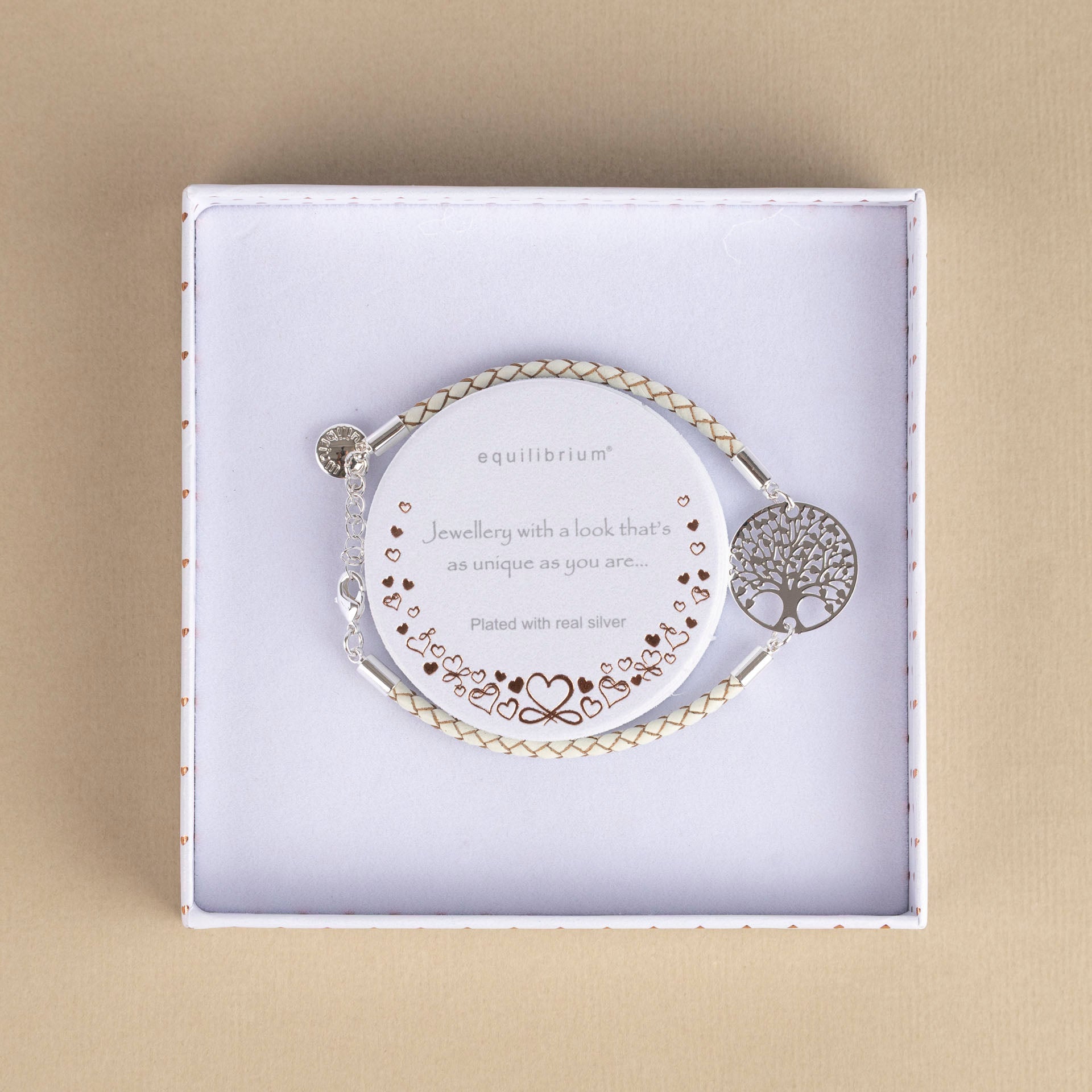 Tree of Life Leather Plaited Bracelet