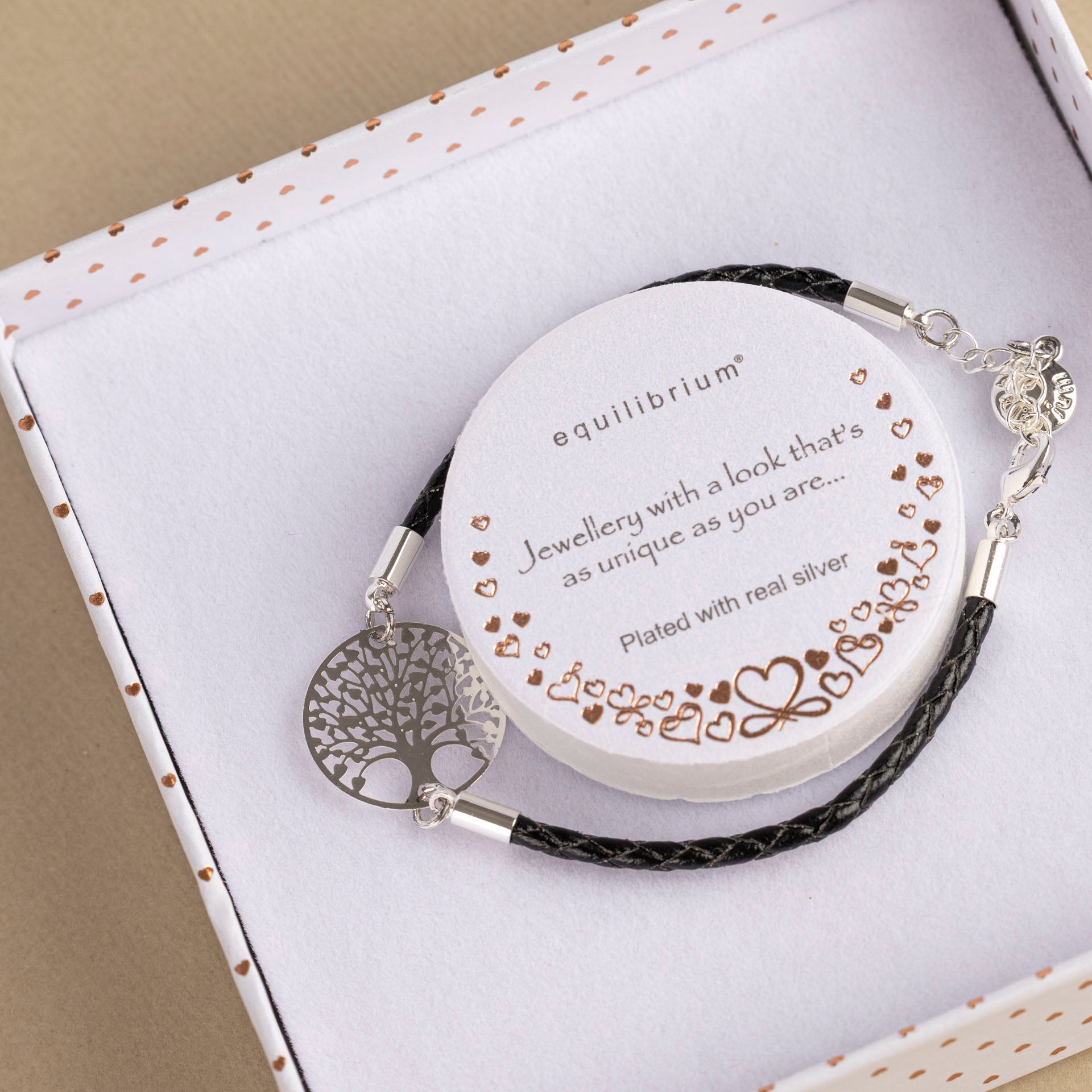 Tree of Life Leather Plaited Bracelet