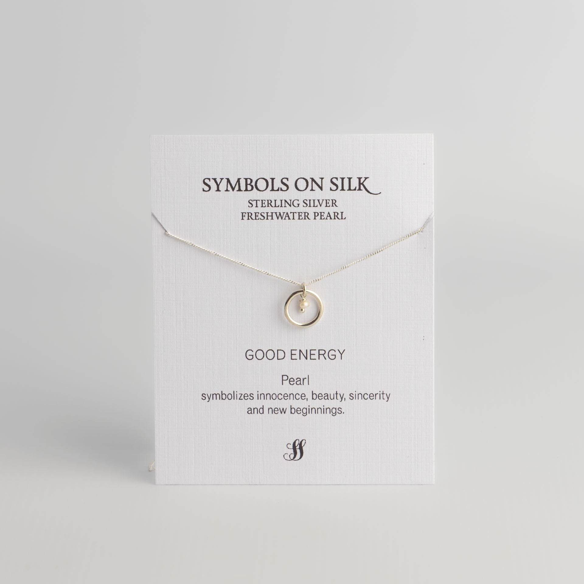 "Good Energy" Miniature Freshwater Pearl Necklace (Sterling Silver or Gold-Dipped)