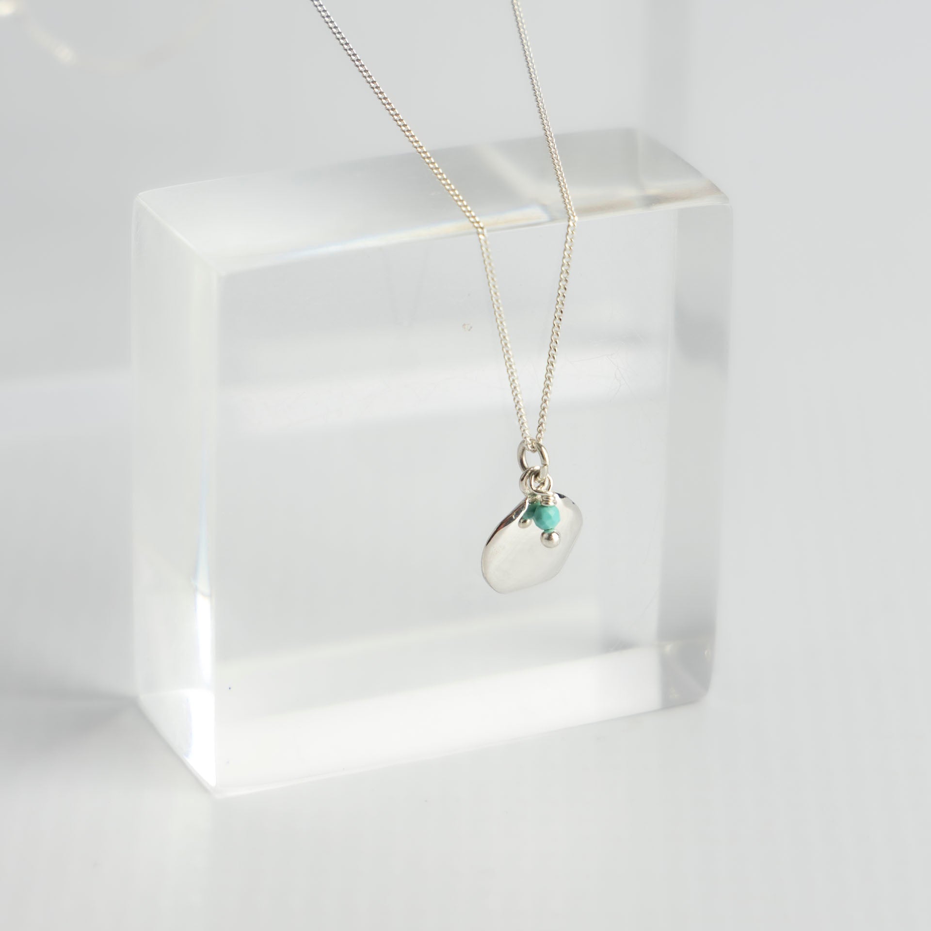 "Perfectly Imperfect" Sterling Silver Disc Necklace