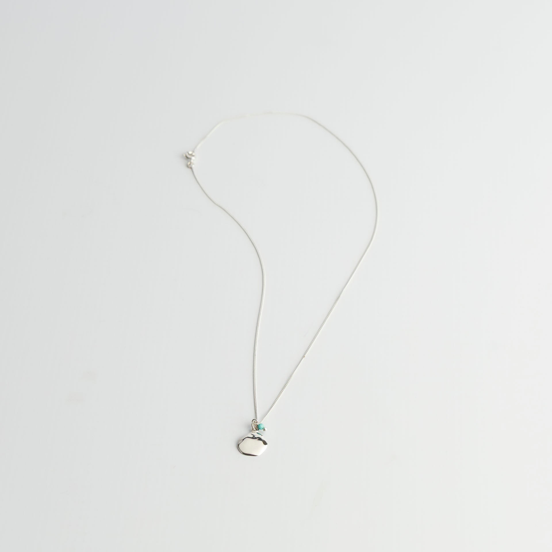 "Perfectly Imperfect" Sterling Silver Disc Necklace