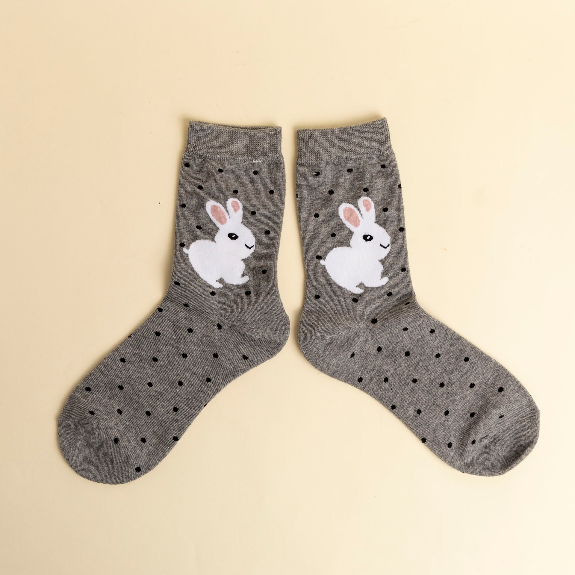 Ladies' Grey Bunny Socks