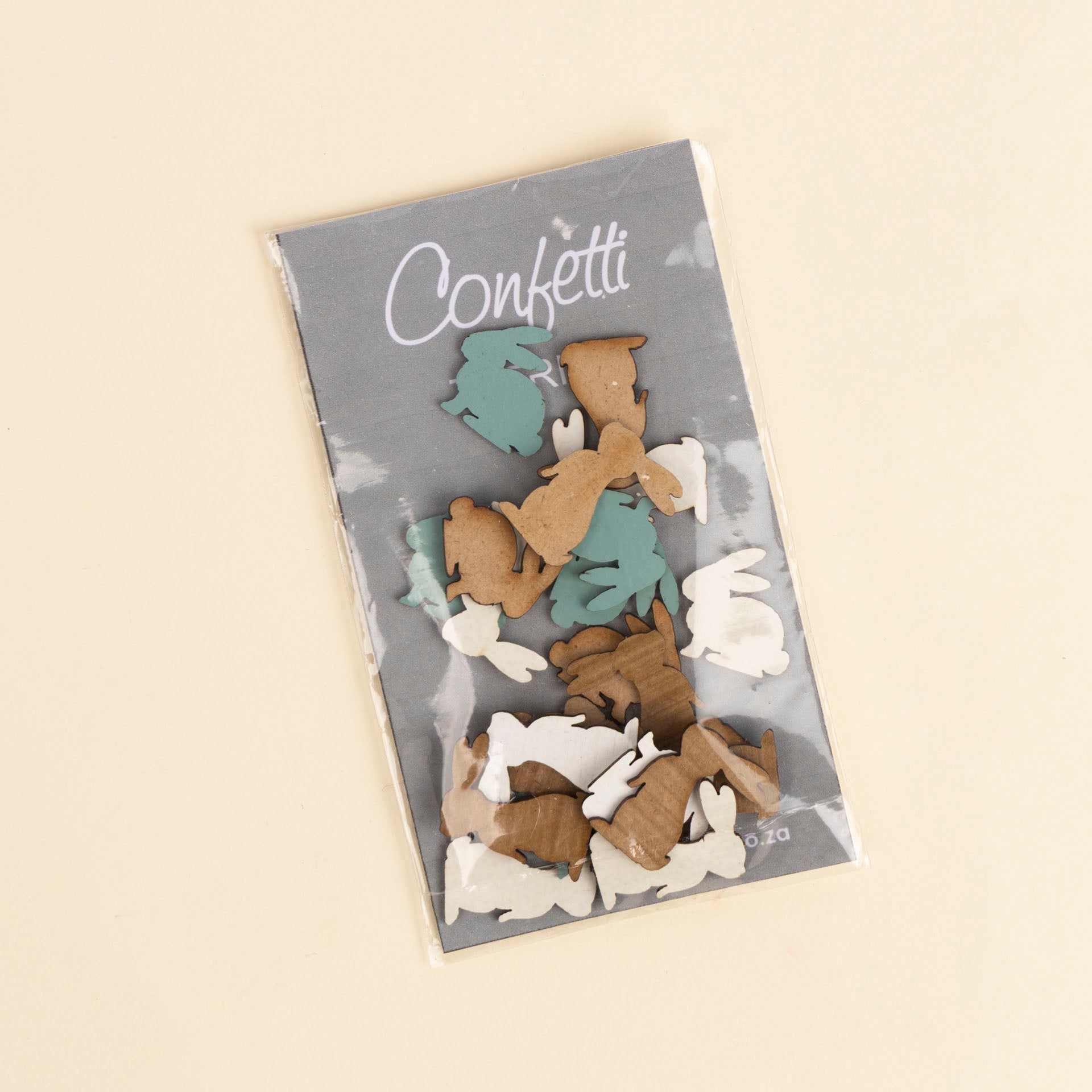 Wooden Bunny Table Confetti