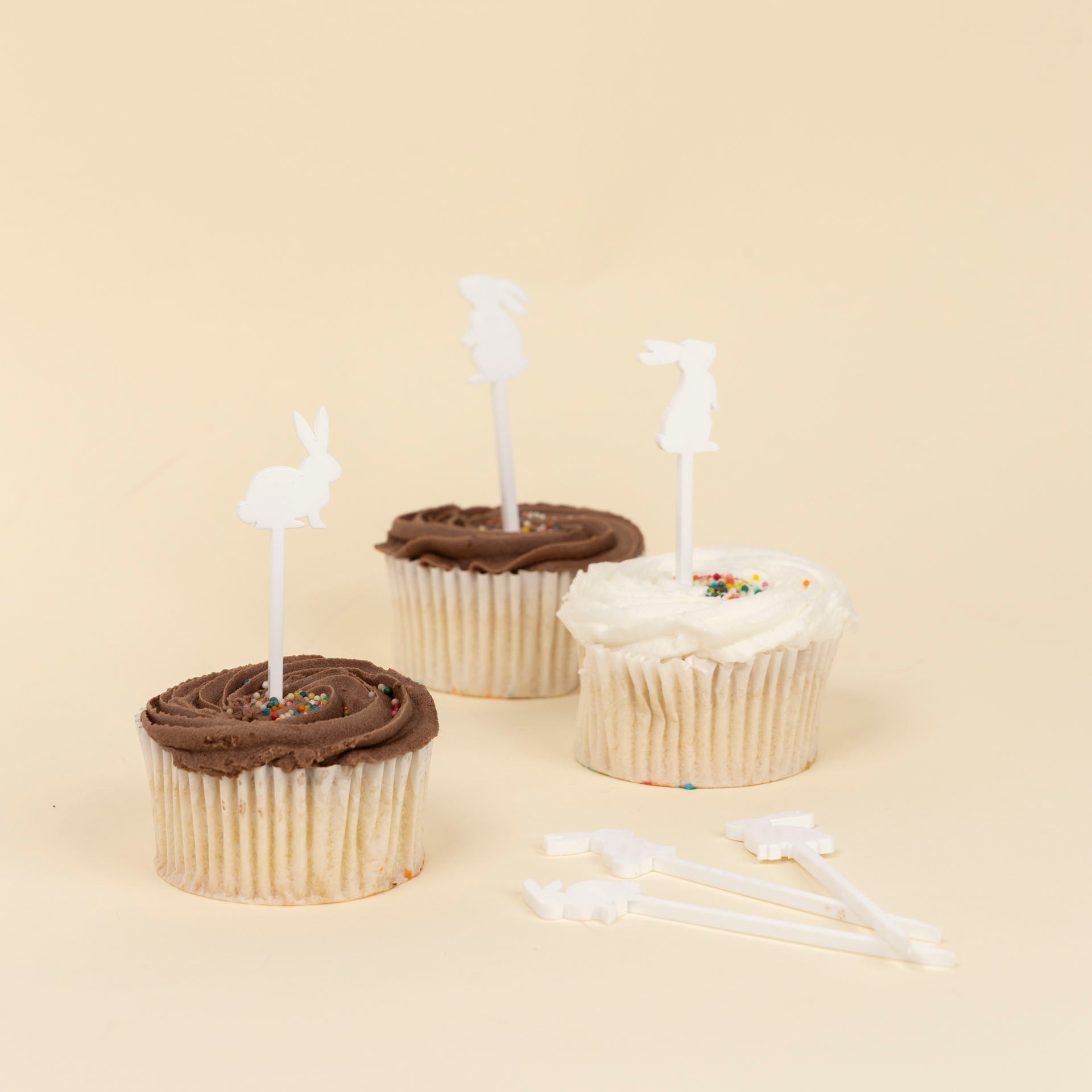 Easter Bunny Food Picks (set of 6)