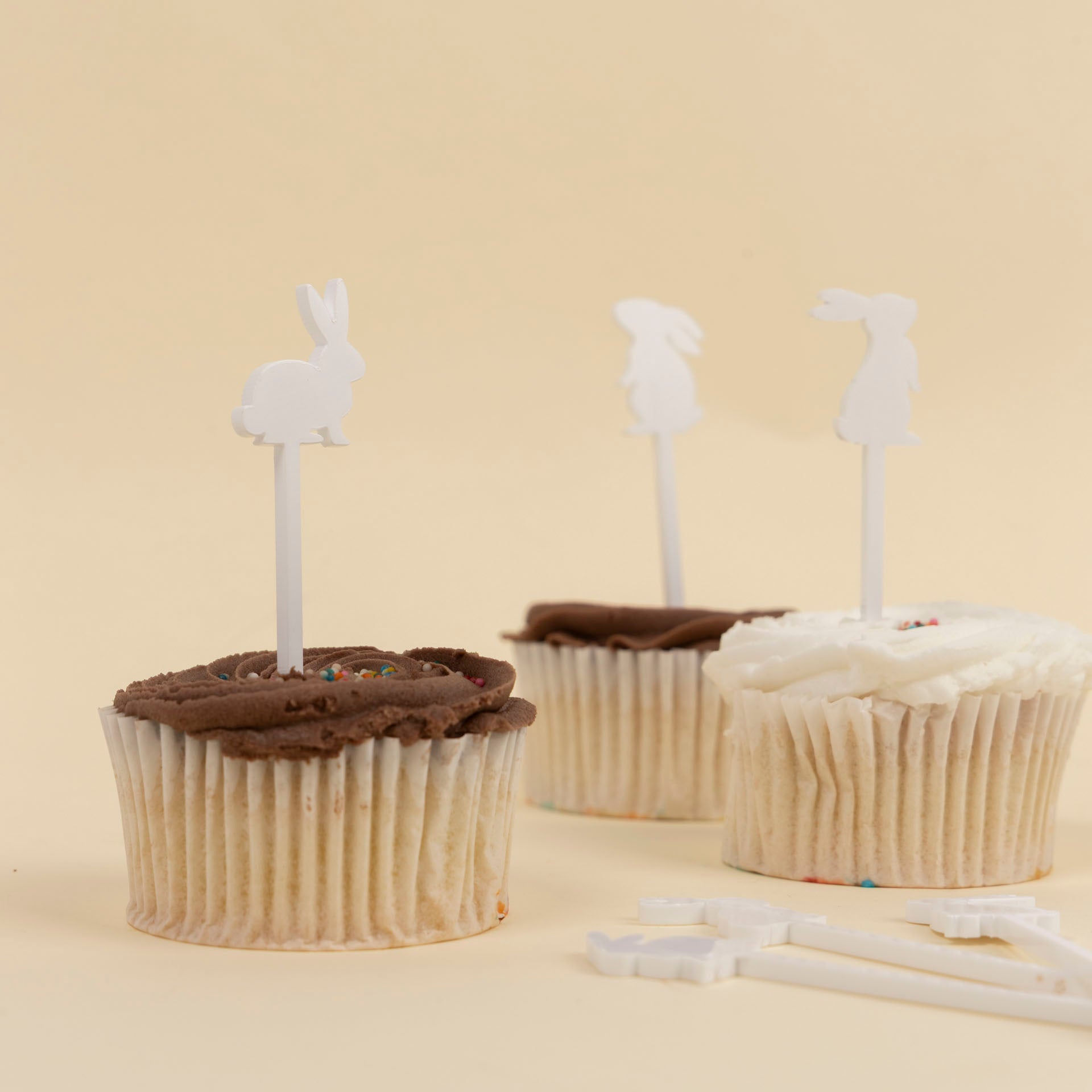 Easter Bunny Food Picks (set of 6)