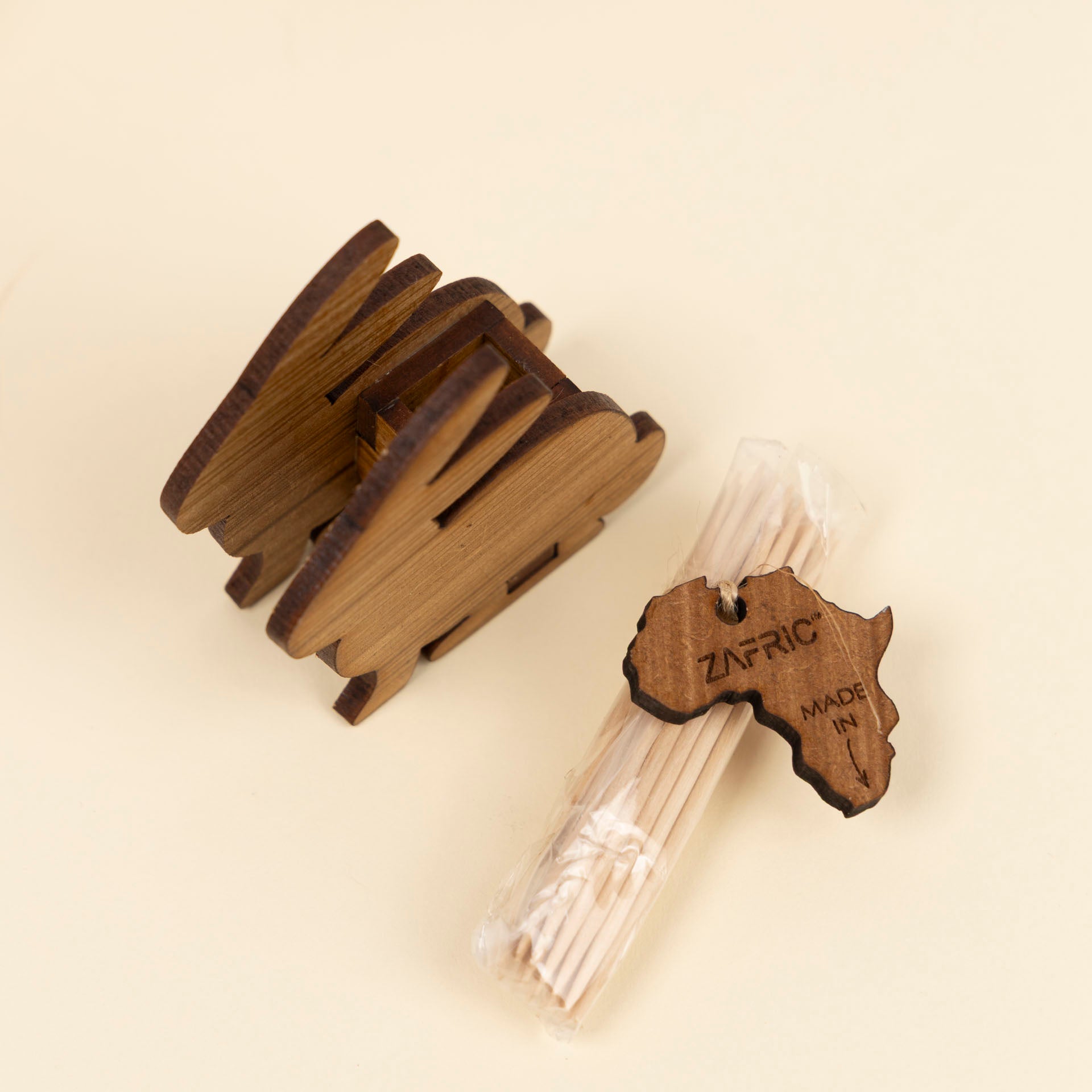 Wooden Bunny Toothpick Holder