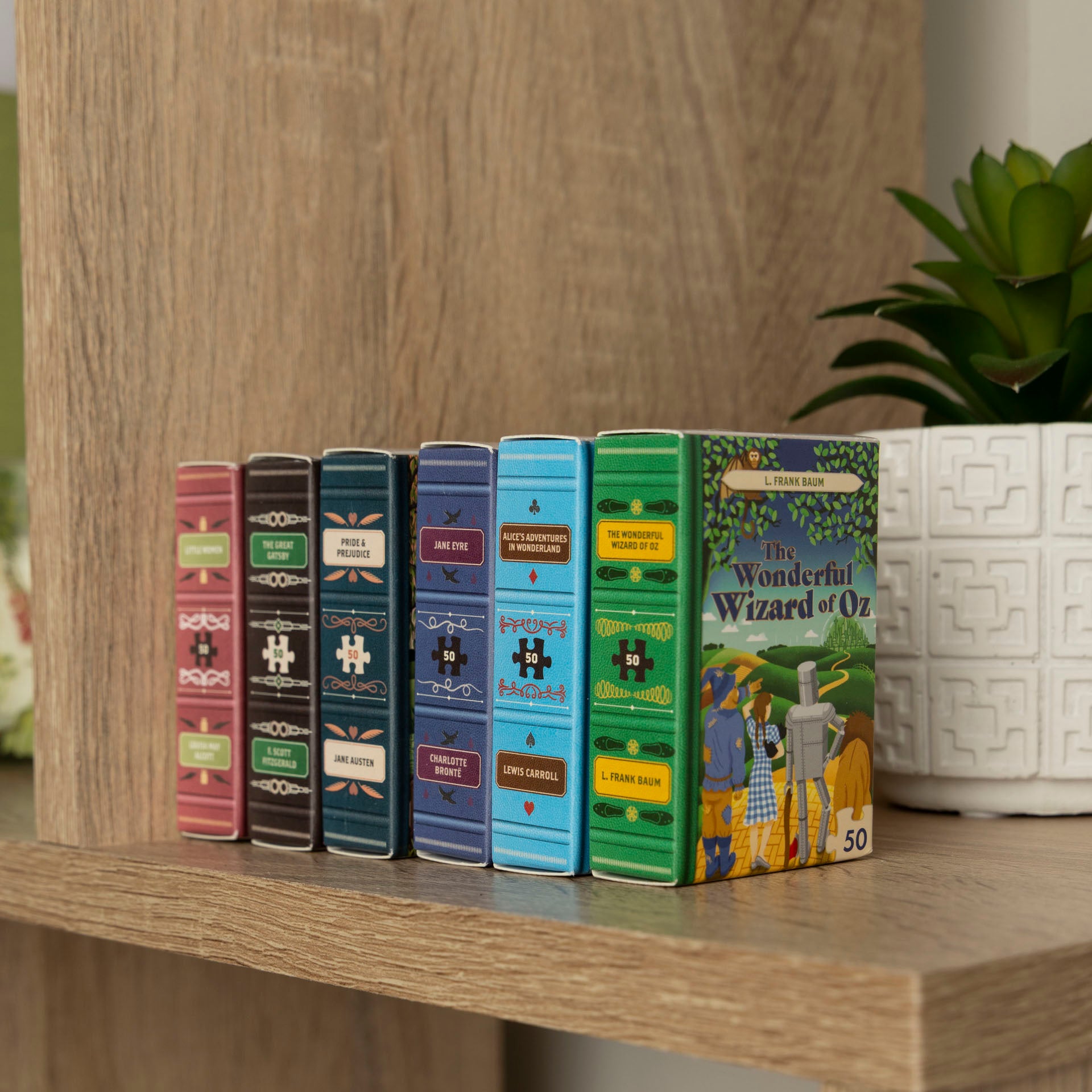 Mini Jigsaw Library – Classic Literature Puzzles (assorted titles)