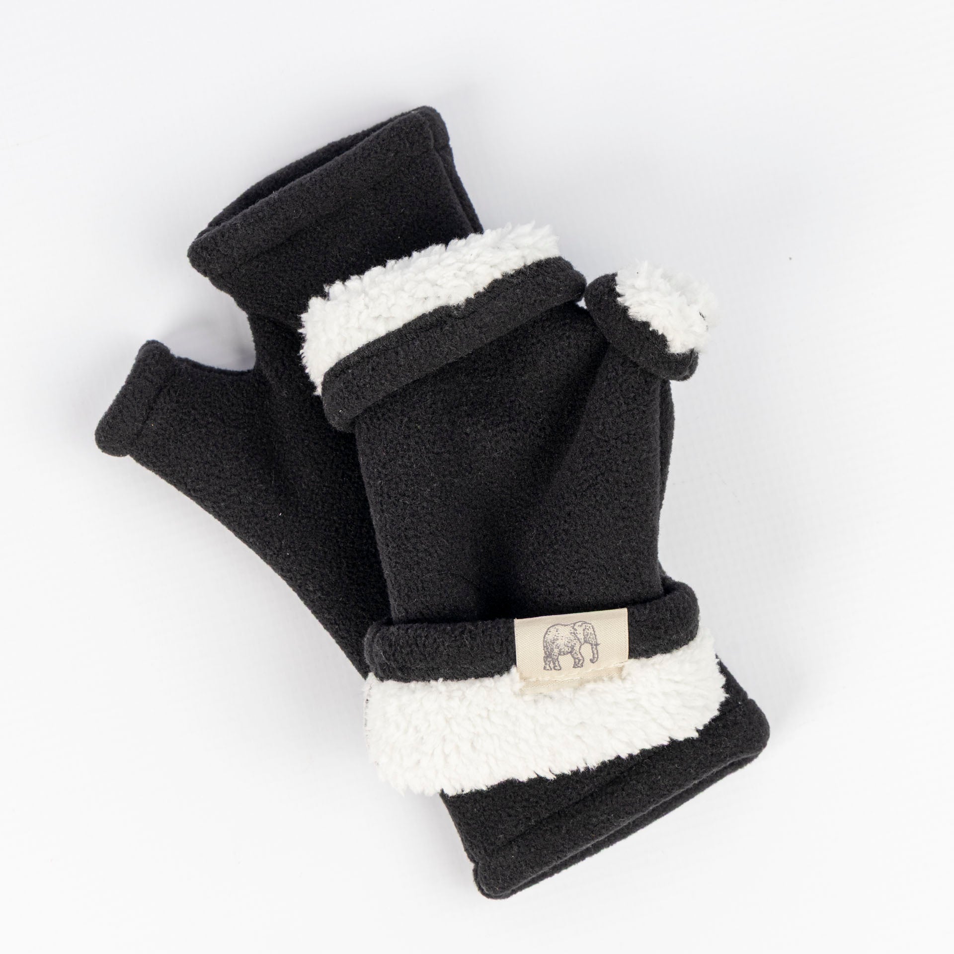 Ladies' Fleece-Lined Wristie Gloves (assorted colours)