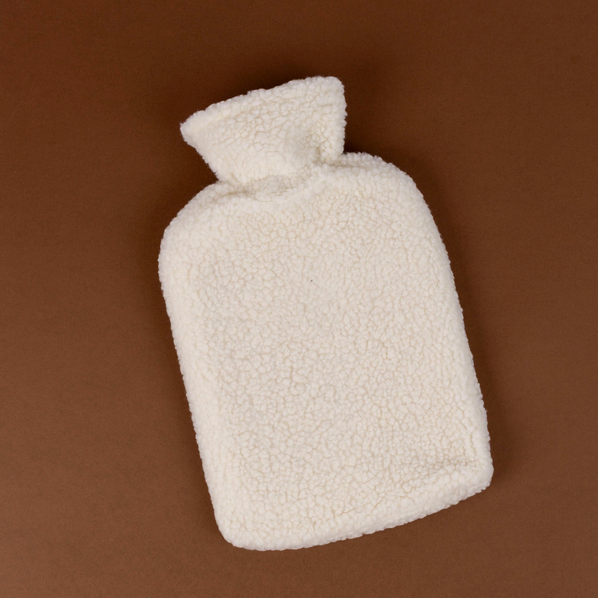 "Stay Home Club" Hot Water Bottle with Fleece Cover