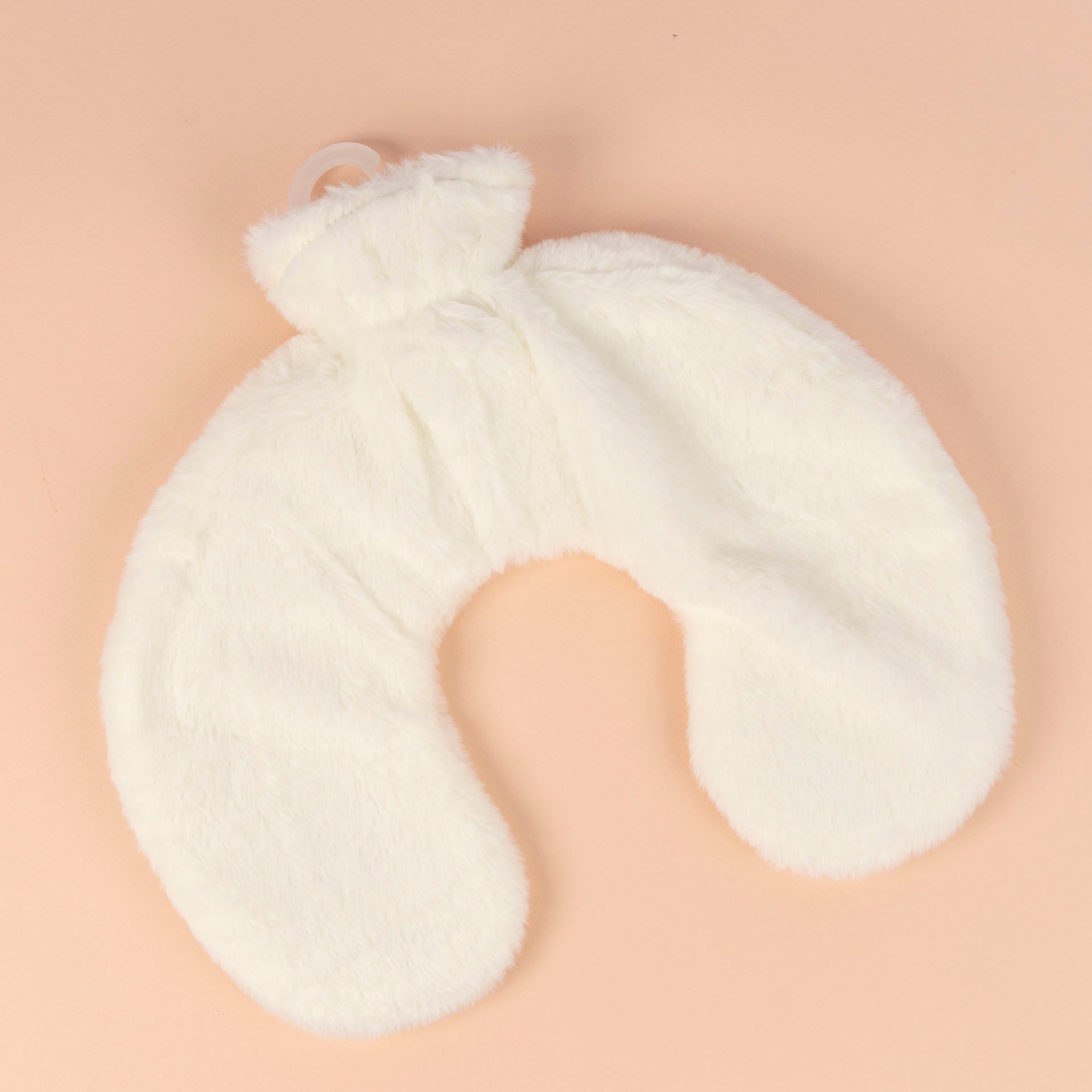 Cosy U-Shaped Neck & Shoulder Hot Water Bottle with Plush Cover