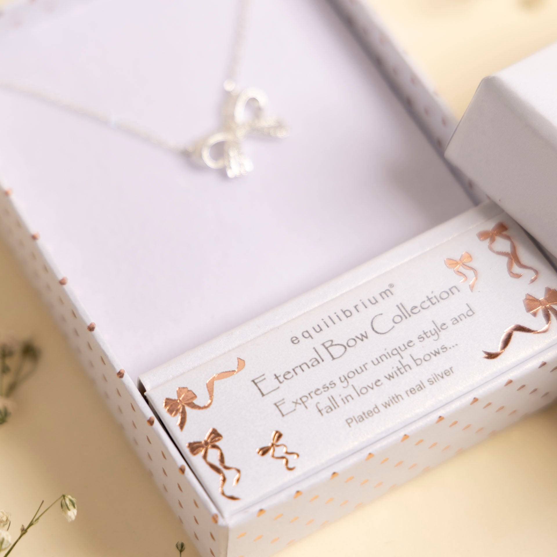 Eternal Bow Sparkle Necklace